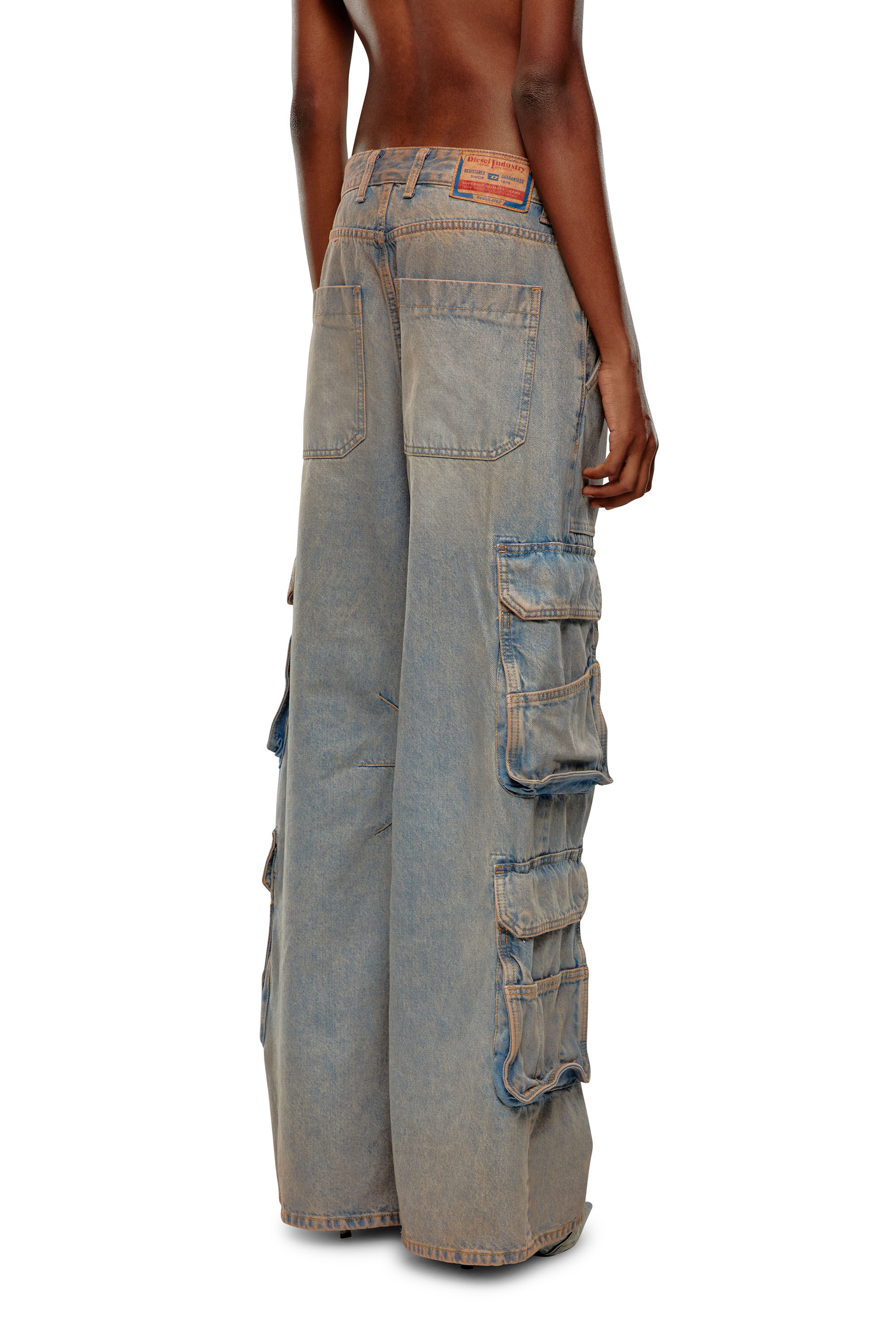 Diesel - Female's Relaxed Jeans 1996 D-Sire 0KIAI, Light Blue - 4