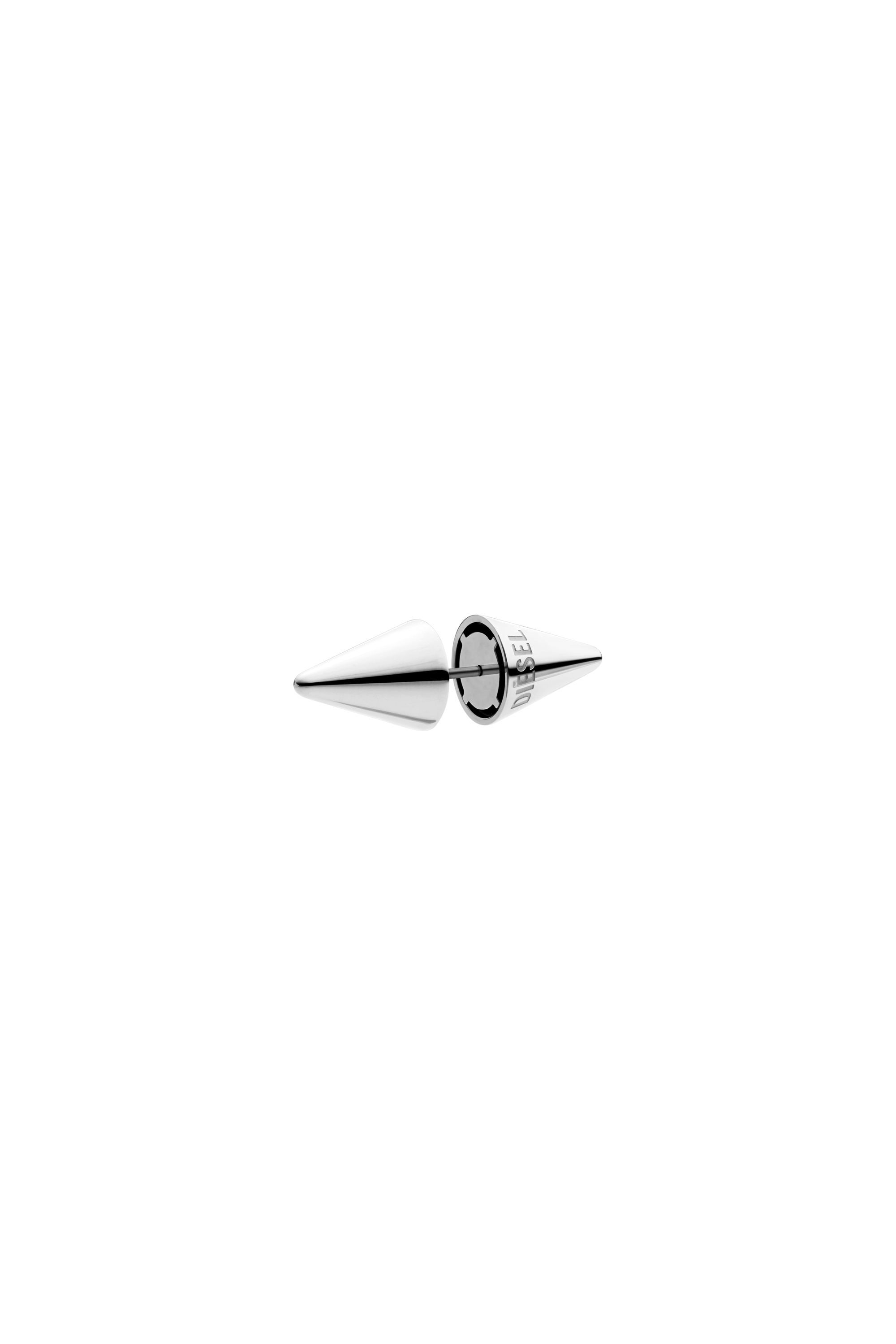 Women's Stainless steel spike stud earring | Silver | Diesel