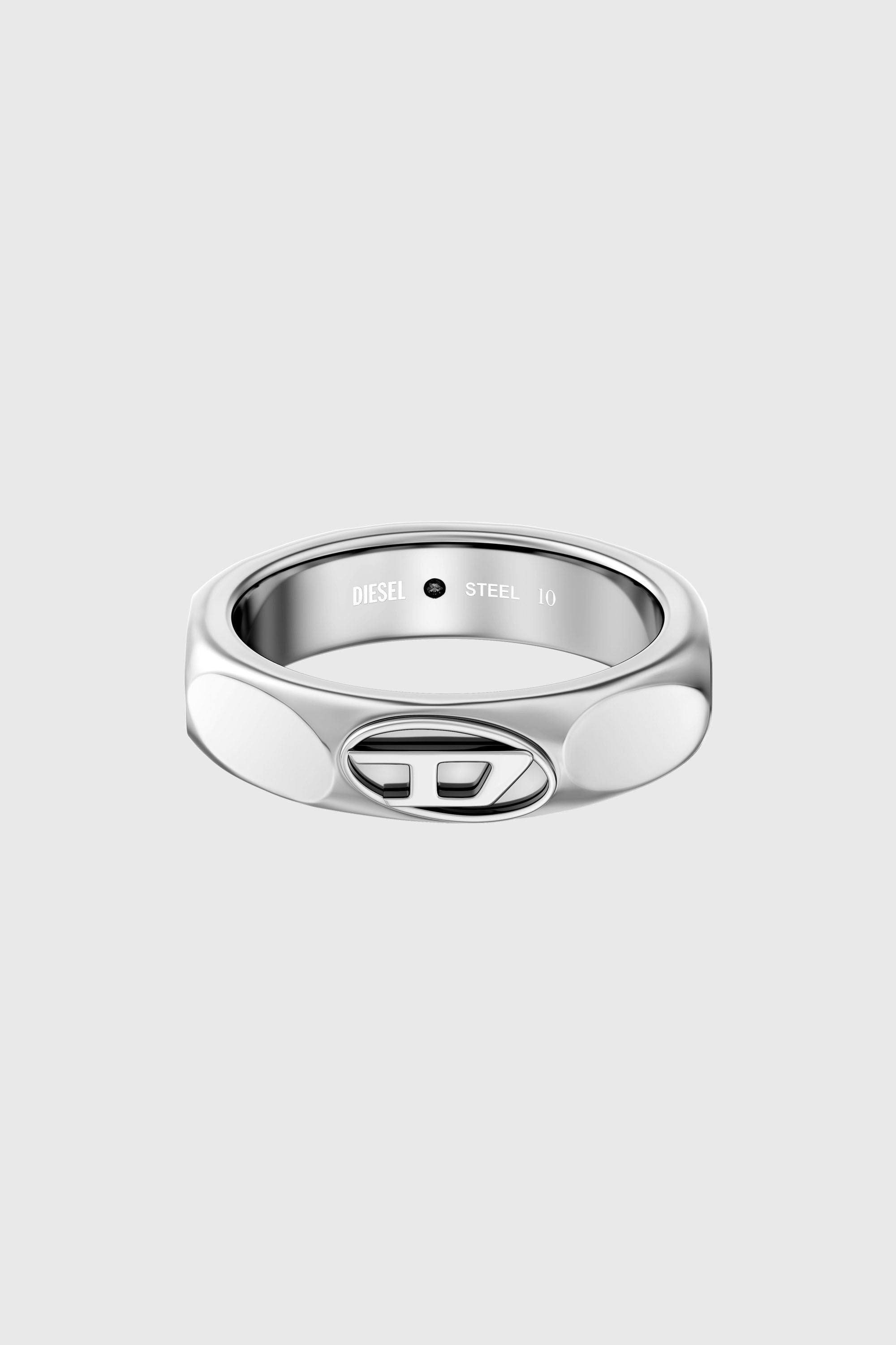 Diesel - DX1693040 JEWELLERY, Unisex's Stainless steel band ring in Silver - 4