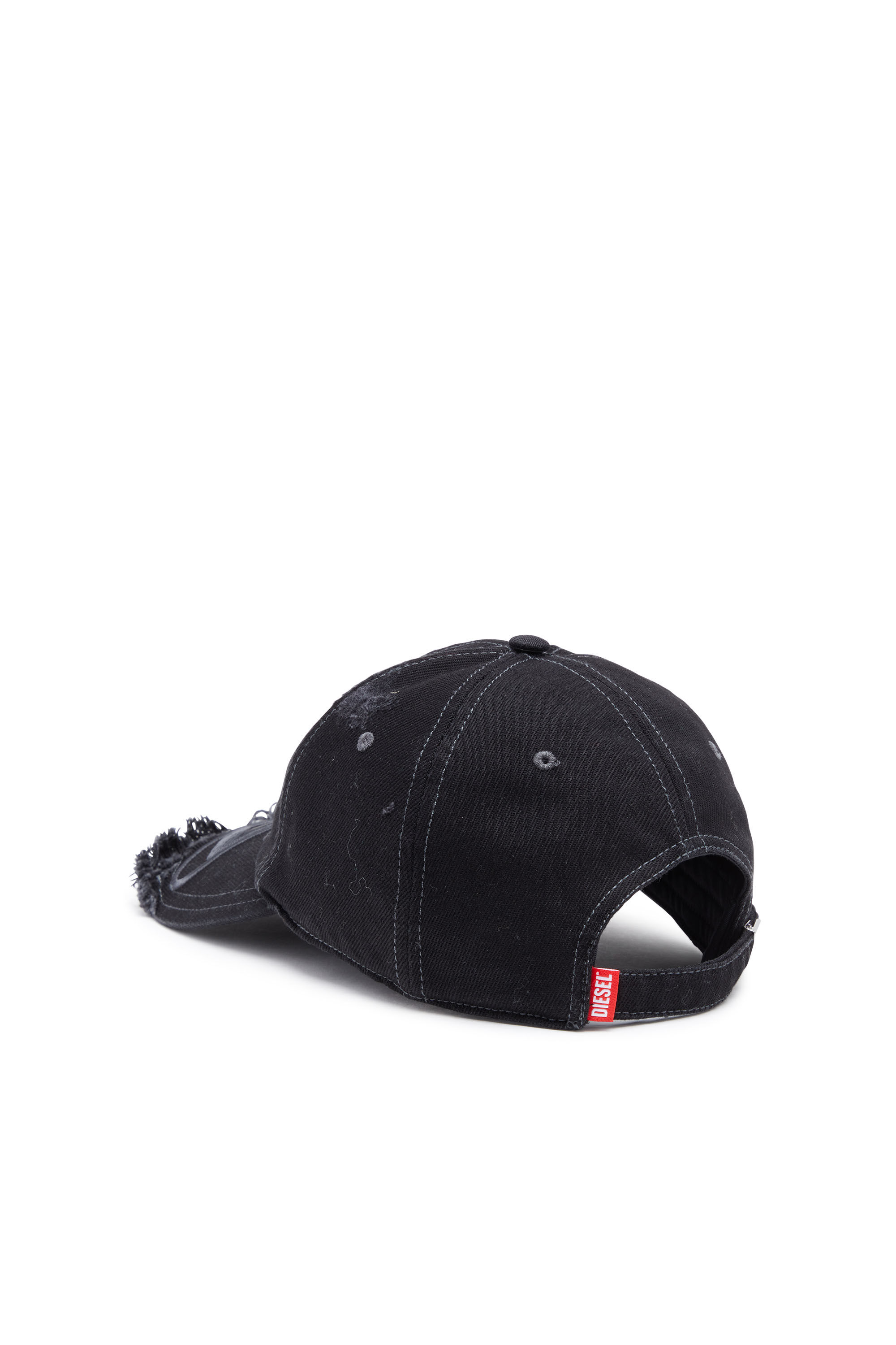 Diesel - C-JARL, Male's Baseball cap with embroidered peak in White - 2