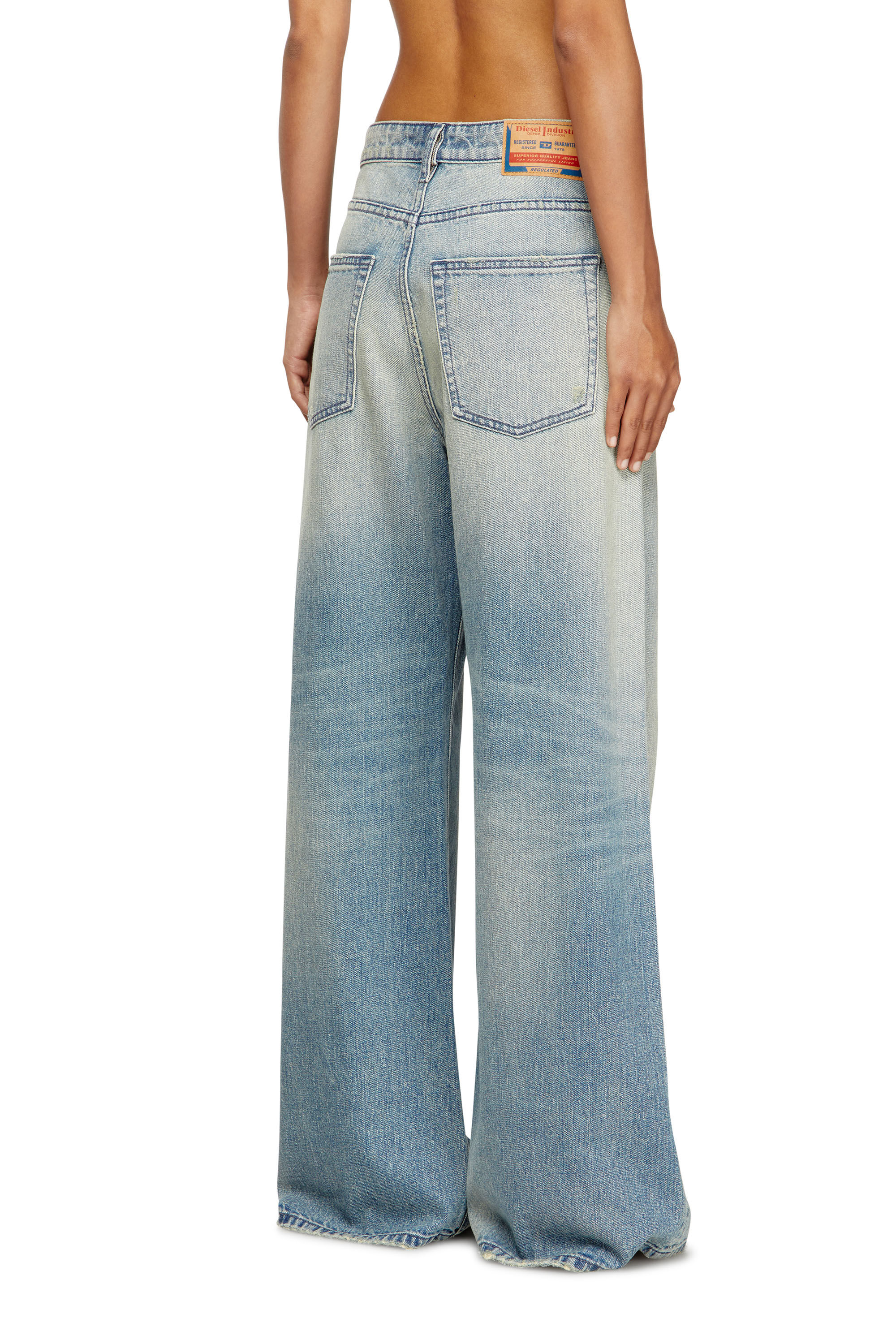 Diesel - Woman's Relaxed Jeans 1996 D-Sire 0DBEC, Light Blue - 4