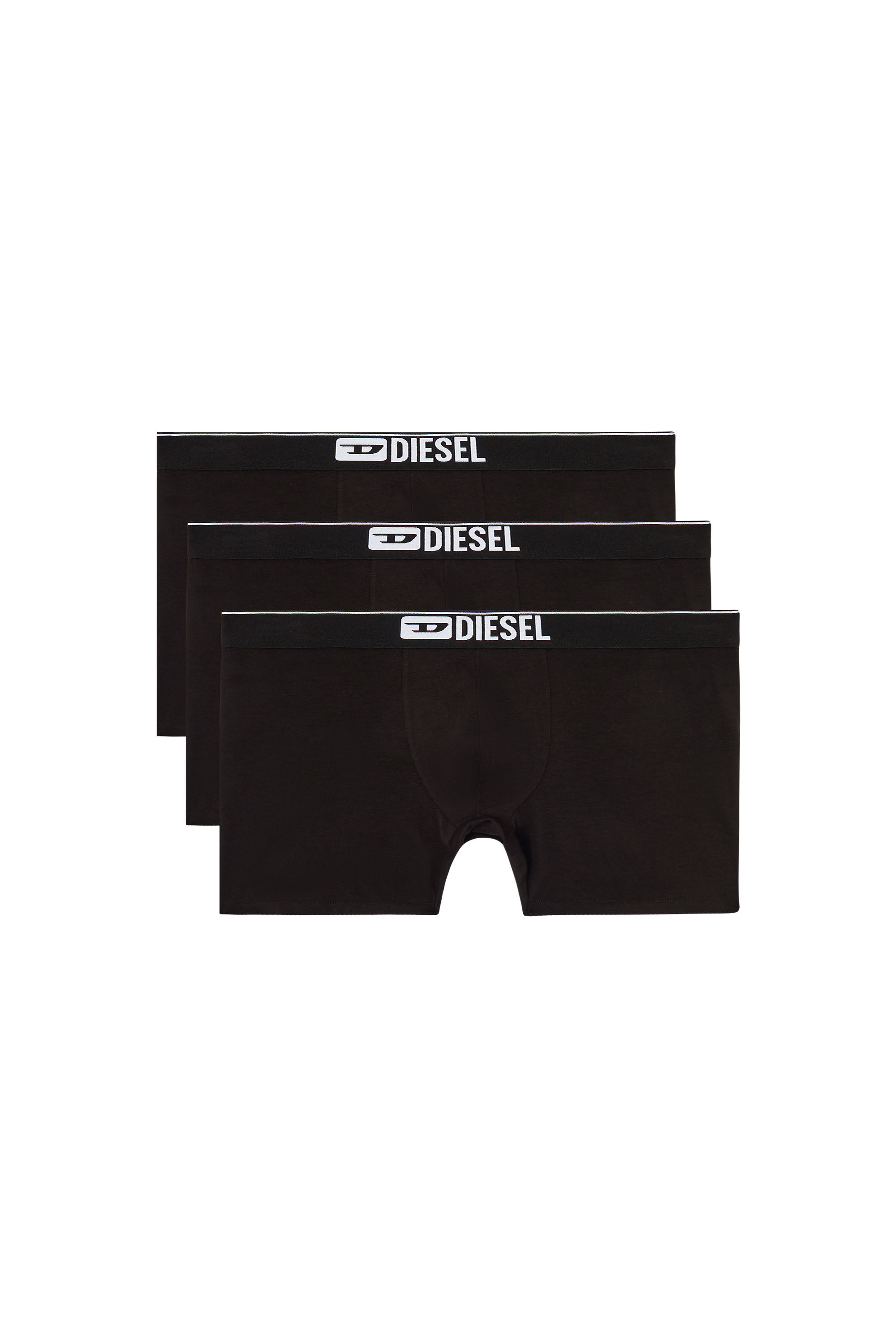 Diesel - MAX-3PACK, Lot de trois boxer en coton stretch Homme in Noir - 2