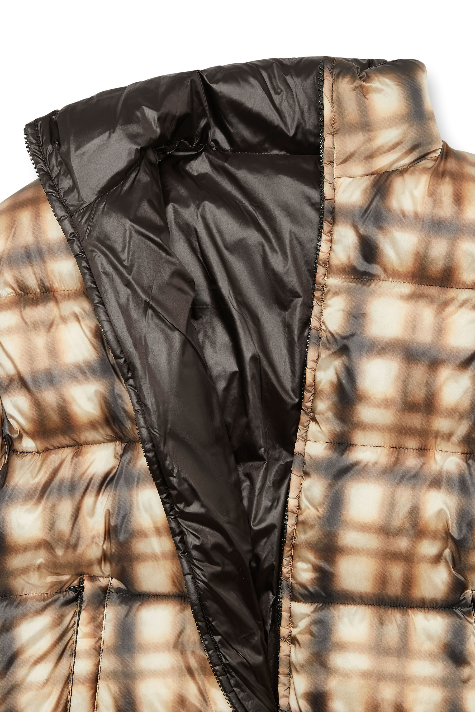 Men's Reversible padded bomber jacket | Multicolor | Diesel US