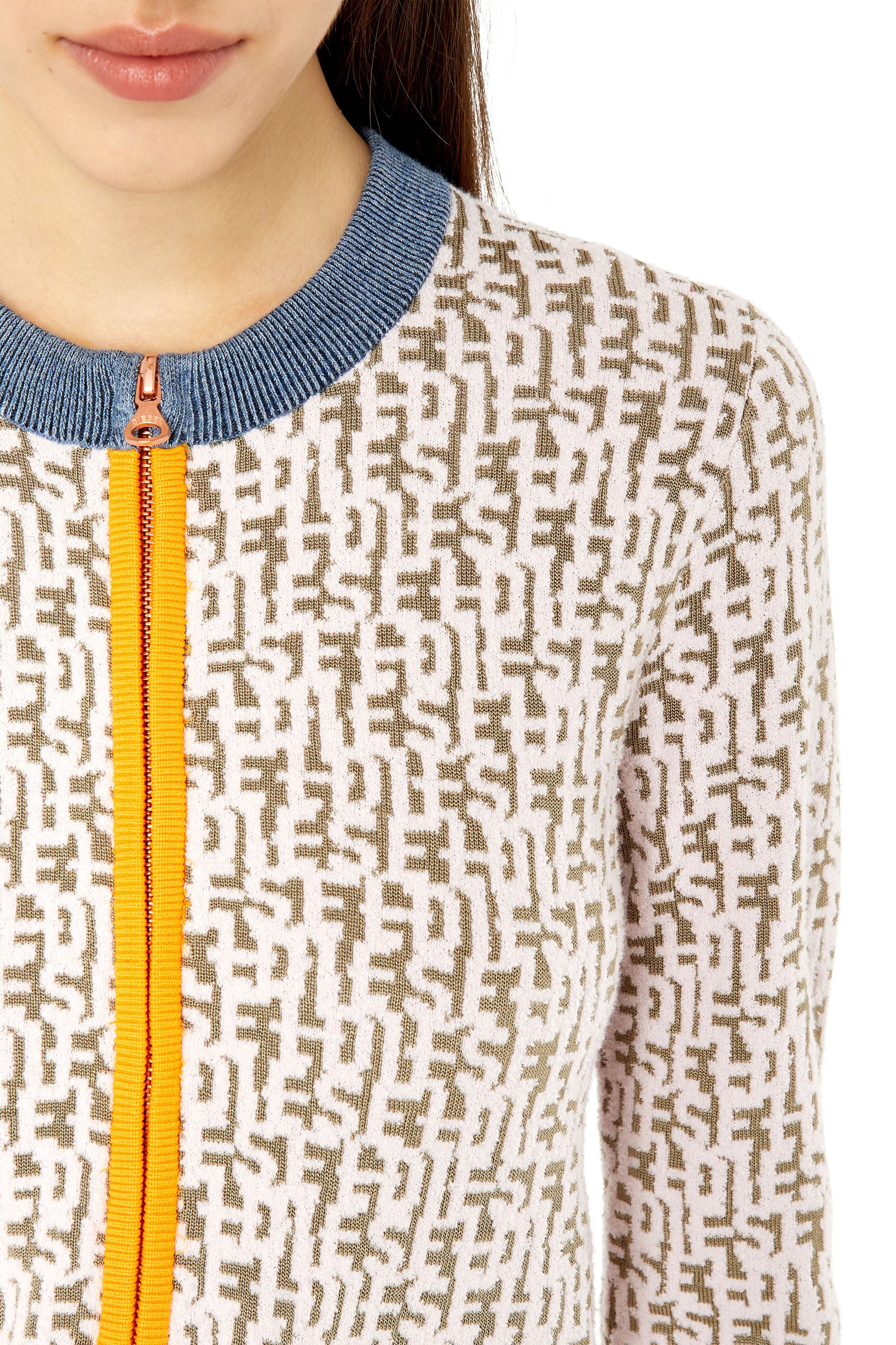 Diesel - M-ALLORCA, Cardigan en maille Femme in Polychrome - 5