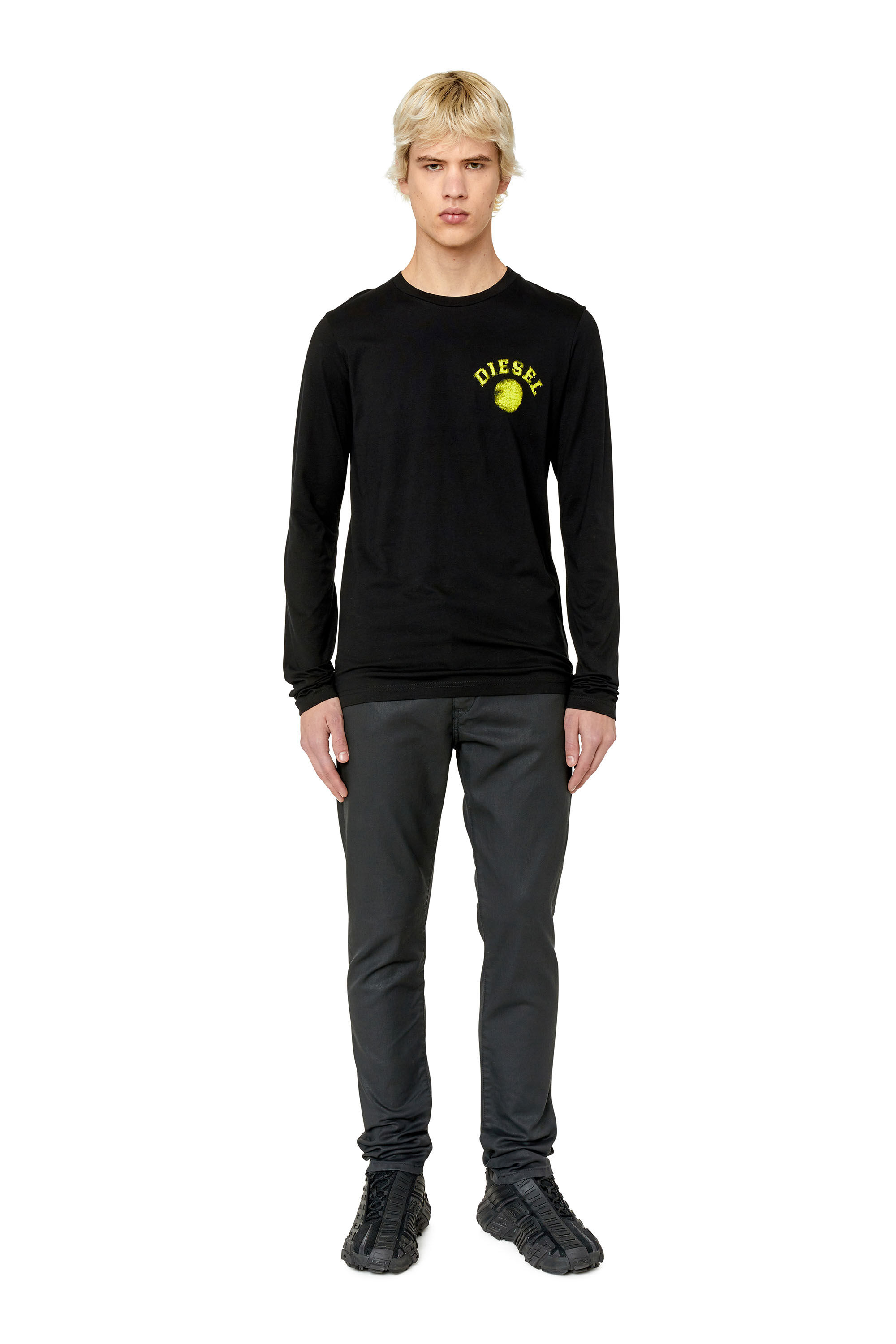 D-STRUKT-Z-NE Man: Slim Black/Dark grey Jeans | Diesel