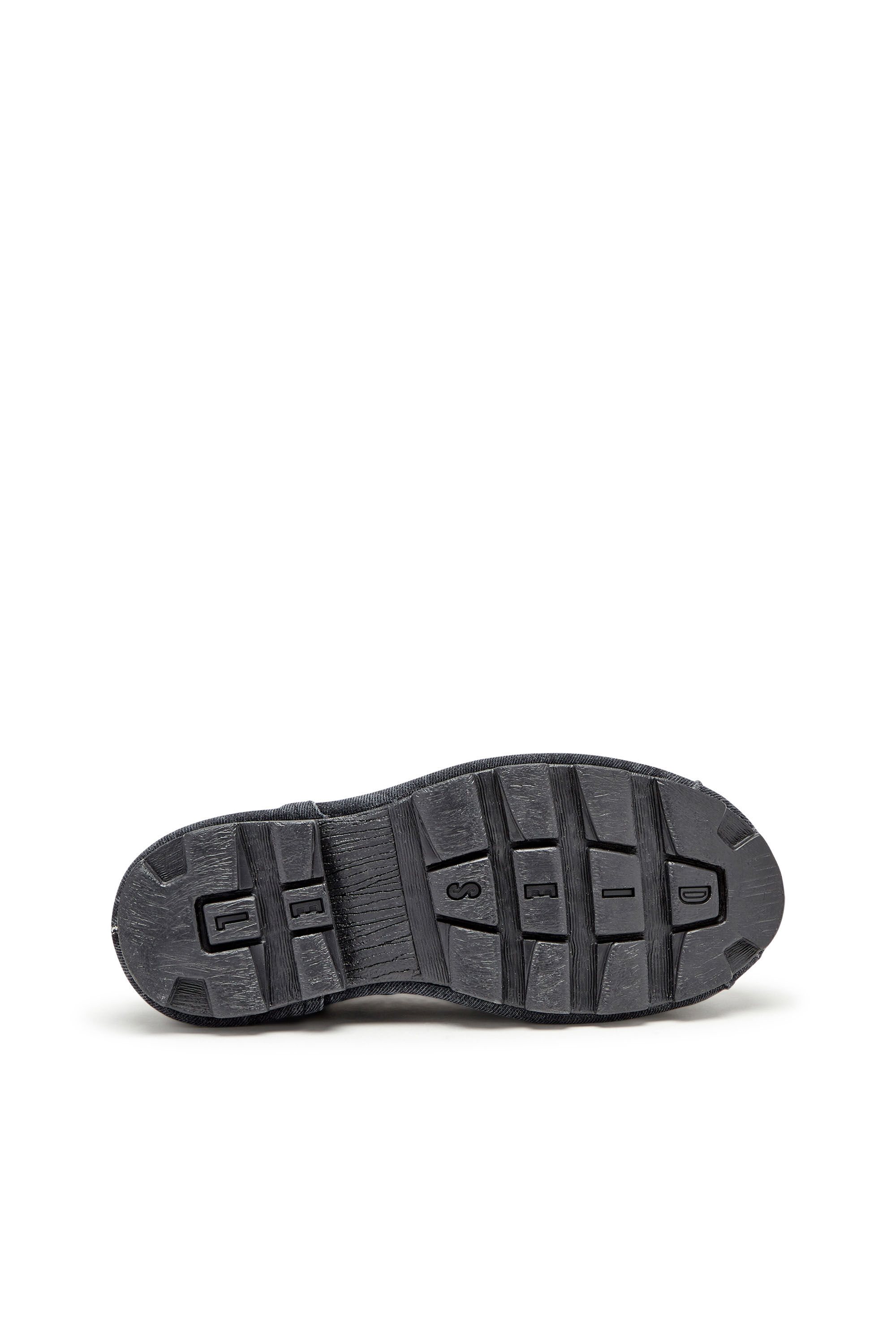 Diesel - D-HAMMER ML MD X, D-Hammer-Bottines basses en denim avec embout Oval D Homme in Noir - 4