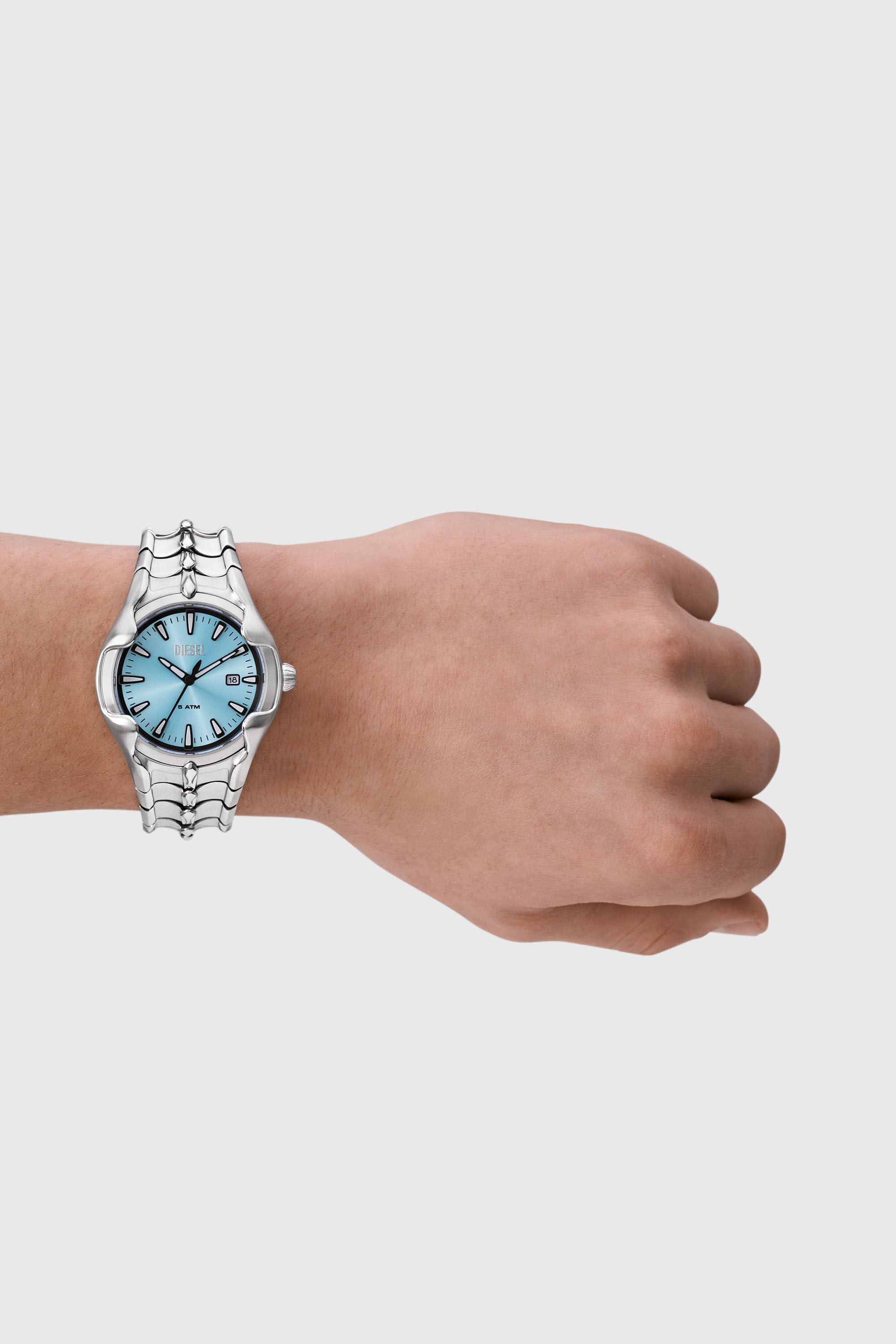 Diesel - DZ2200, Reloj Vert de acero inoxidable Hombre in Plateado - 5