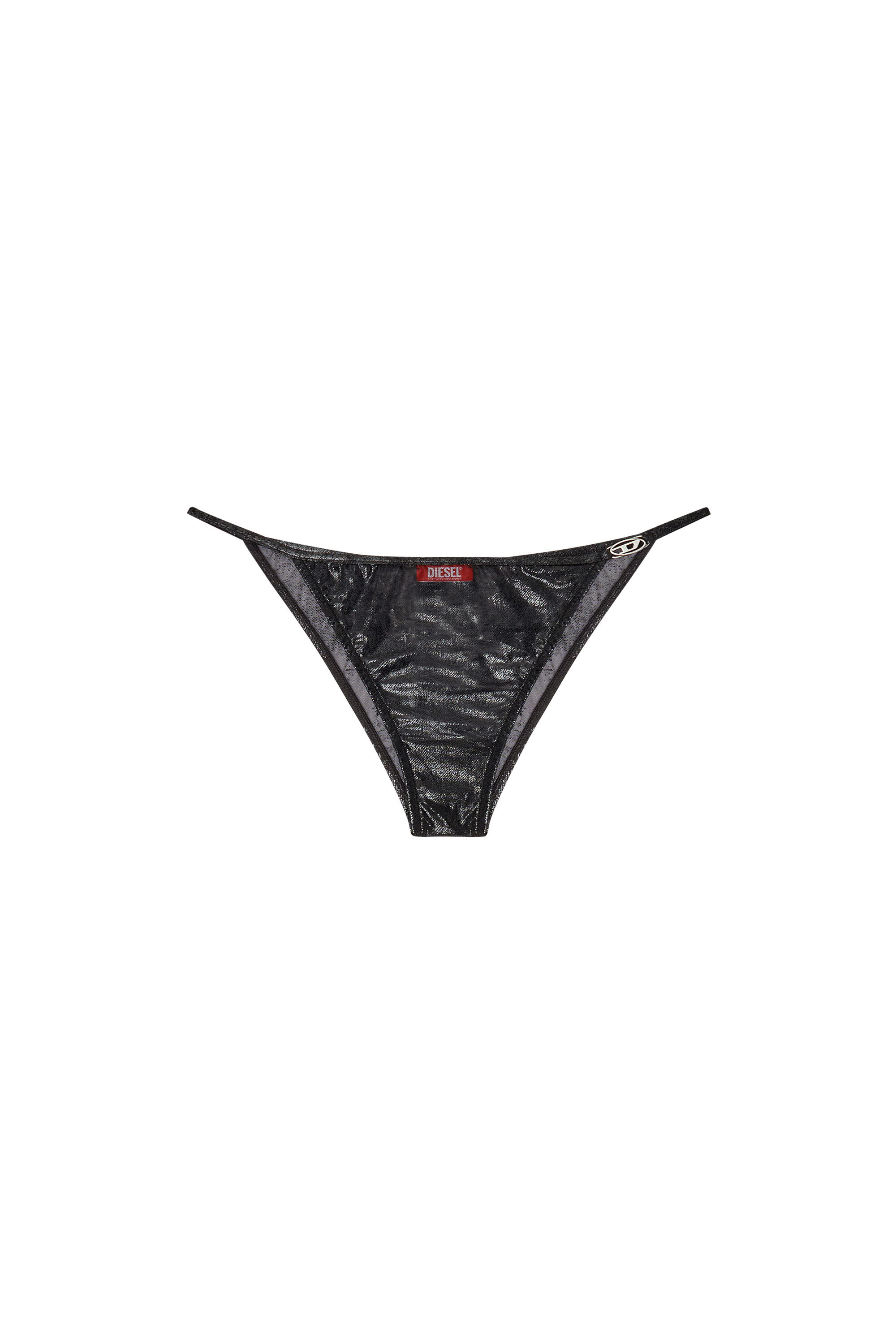 Diesel - PUNCHY-GFT, Female's Nylon briefs with logo in Black - 4