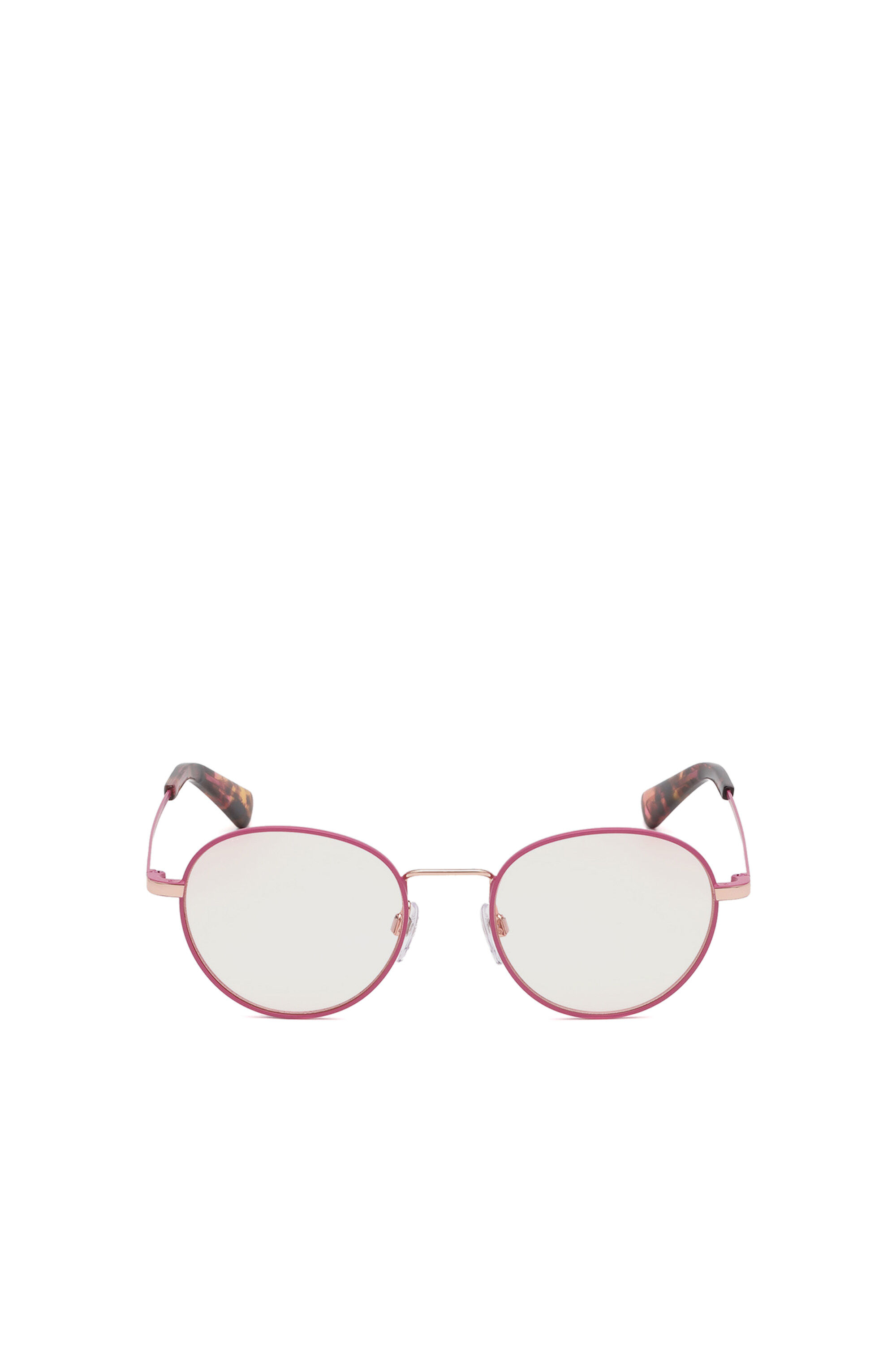 Diesel - DL0290, Unisex's Lightweight eyewear with cosmetic lenses in Pink - 1