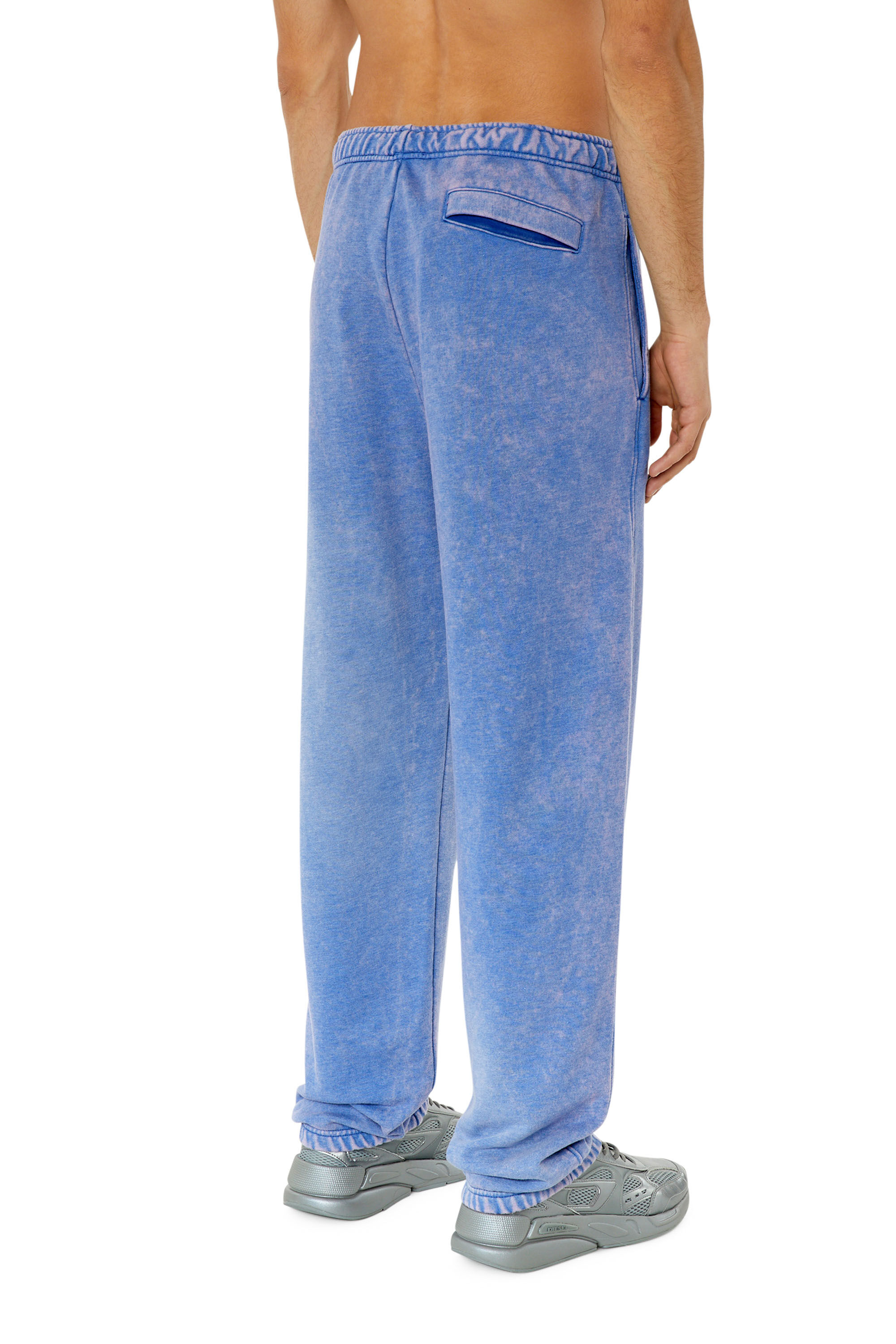 Diesel - P-MARKY, Male's Track pants with whitened treatment in Light Blue - 5