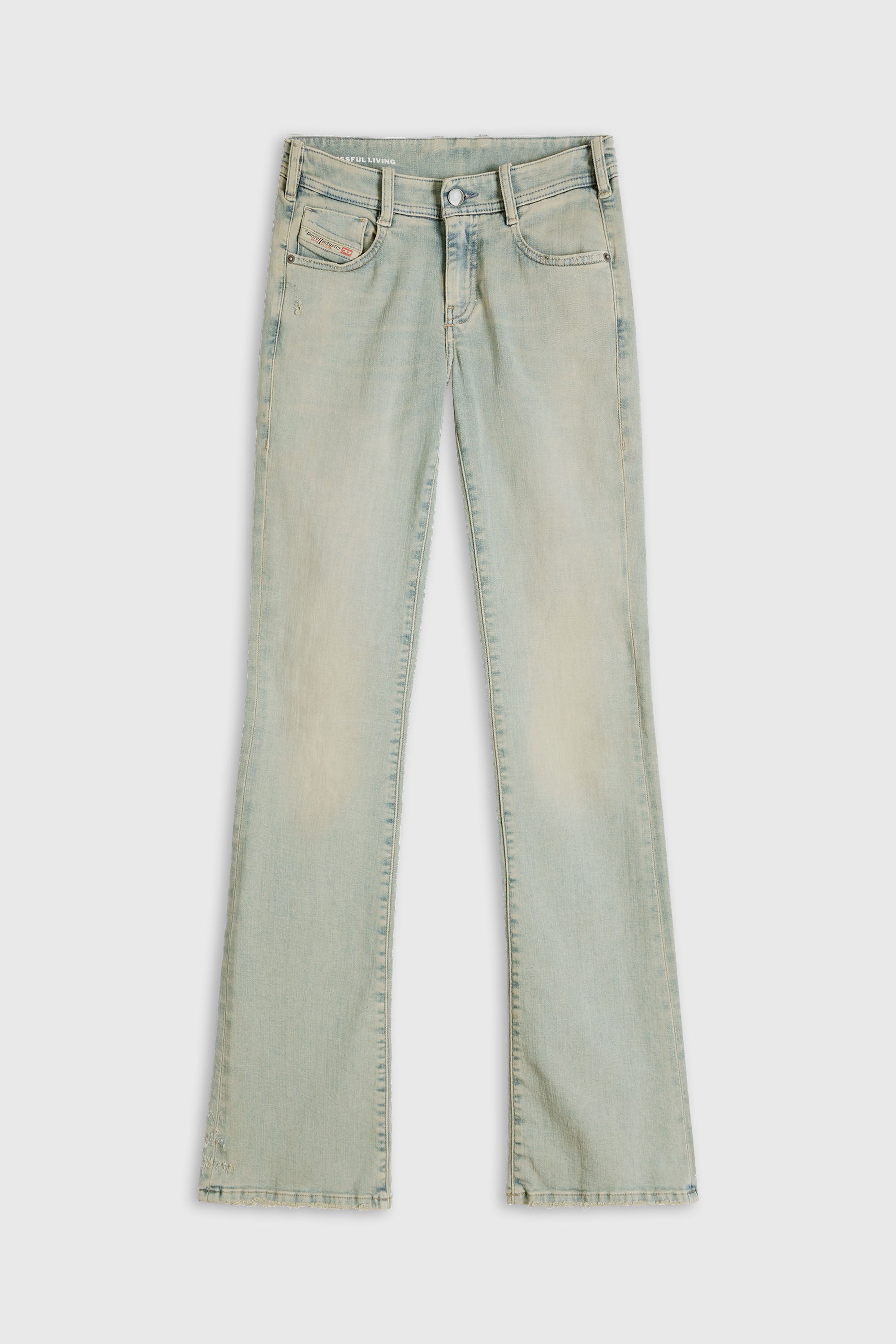Diesel - Bootcut Jeans 1969 D-Ebbey 09Q98 Mujer, Azul Claro - 6