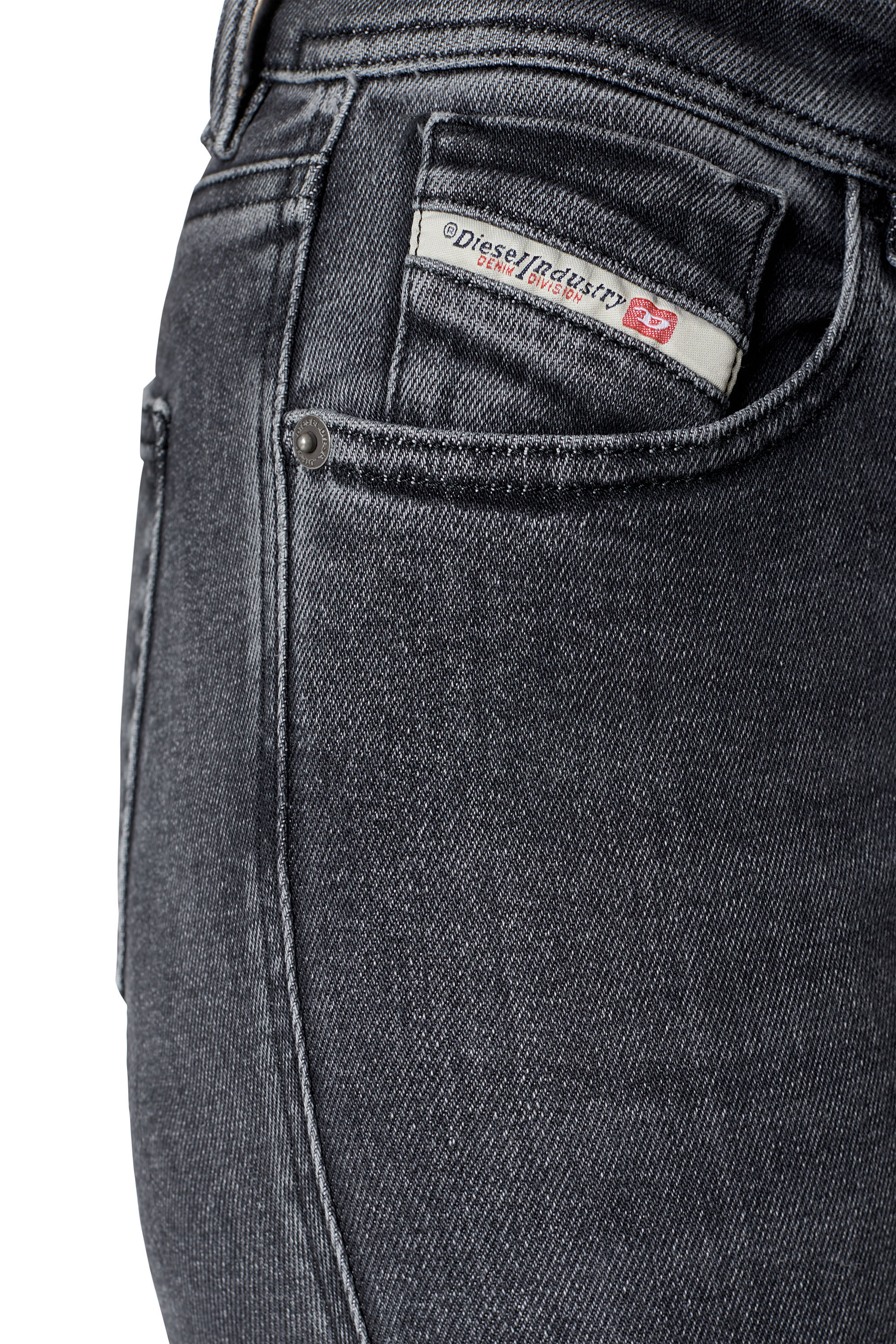Diesel - Female's Skinny Jeans 2017 Slandy 09D61, Black/Dark Grey - 3