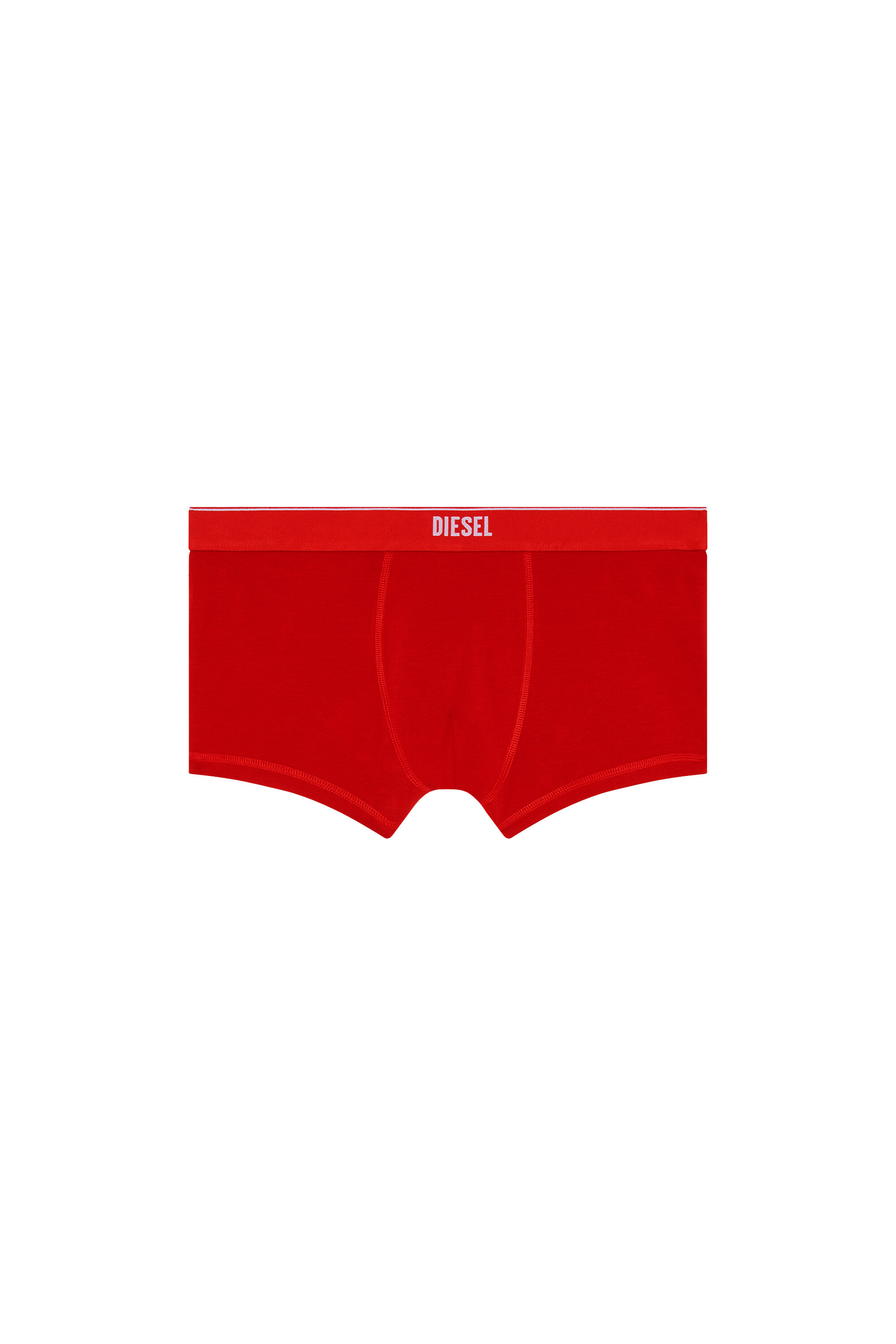 Diesel - UMBX-DAMIEN-H, Male's Boxer briefs with maxi back print in Red - 4