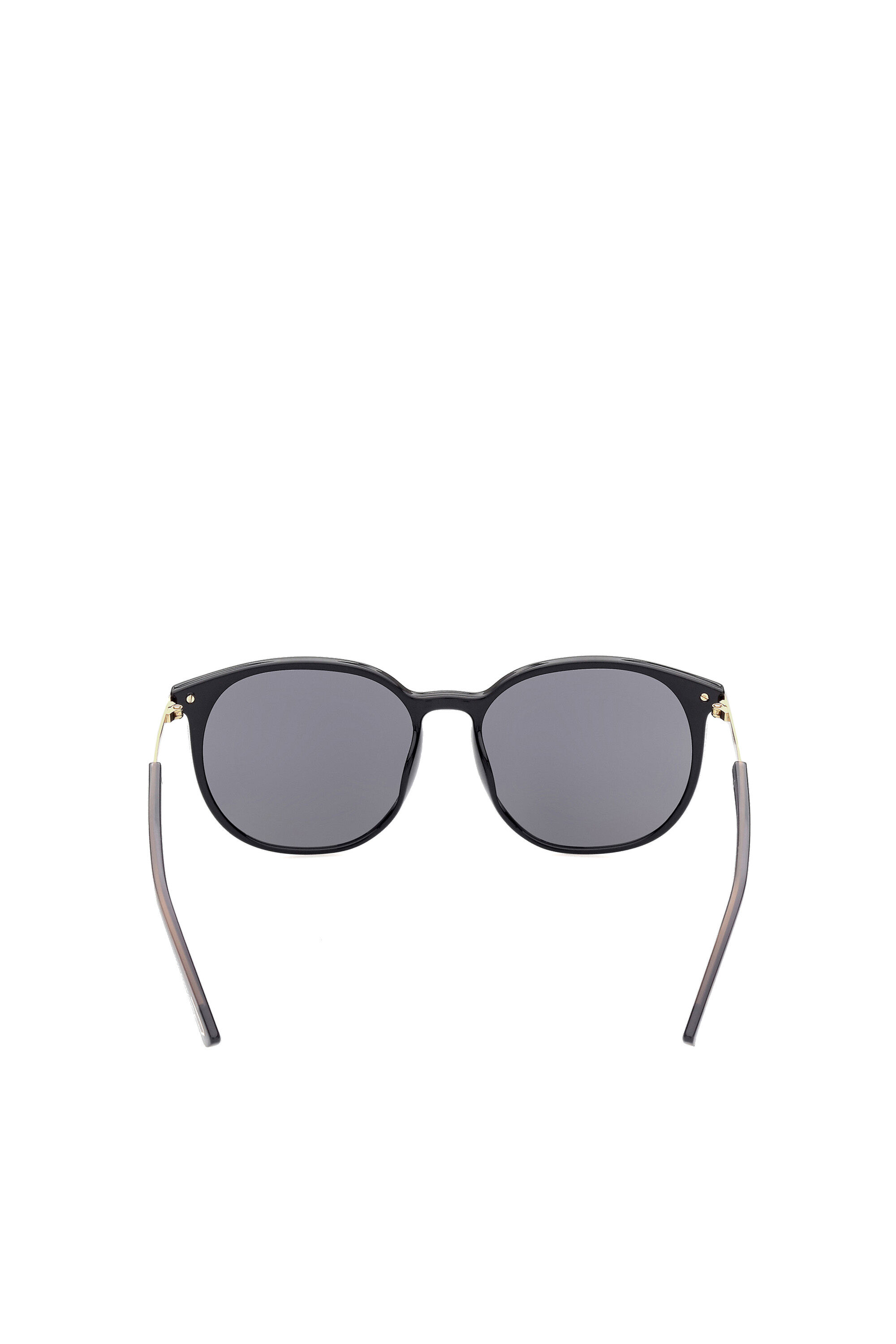 Diesel - DL0353, Female's Round sunglasses on a combo construction in Black/Yellow - 3