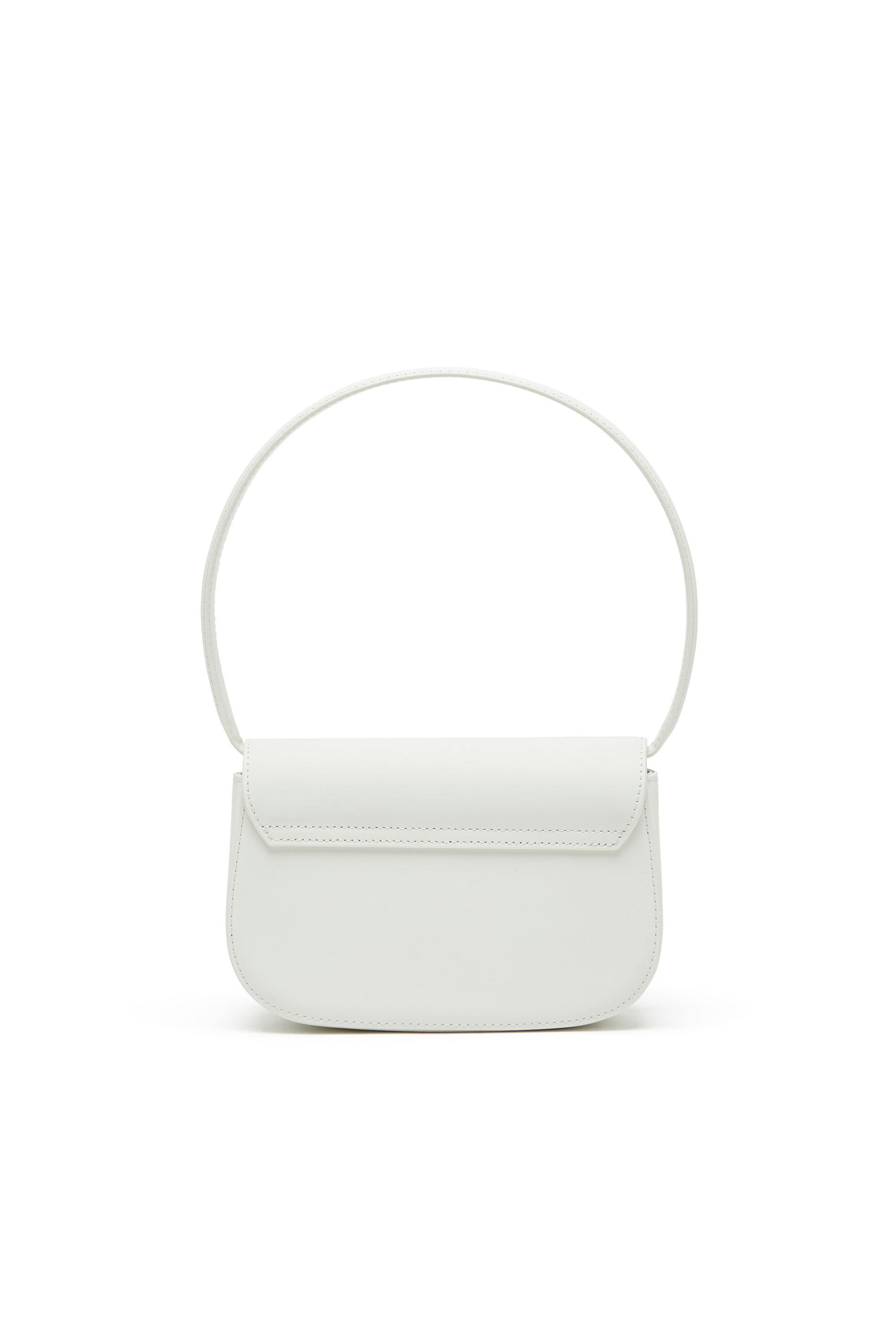 Diesel - 1DR, 1DR-Sac à bandoulière iconique en cuir mat Femme in Blanc - 3