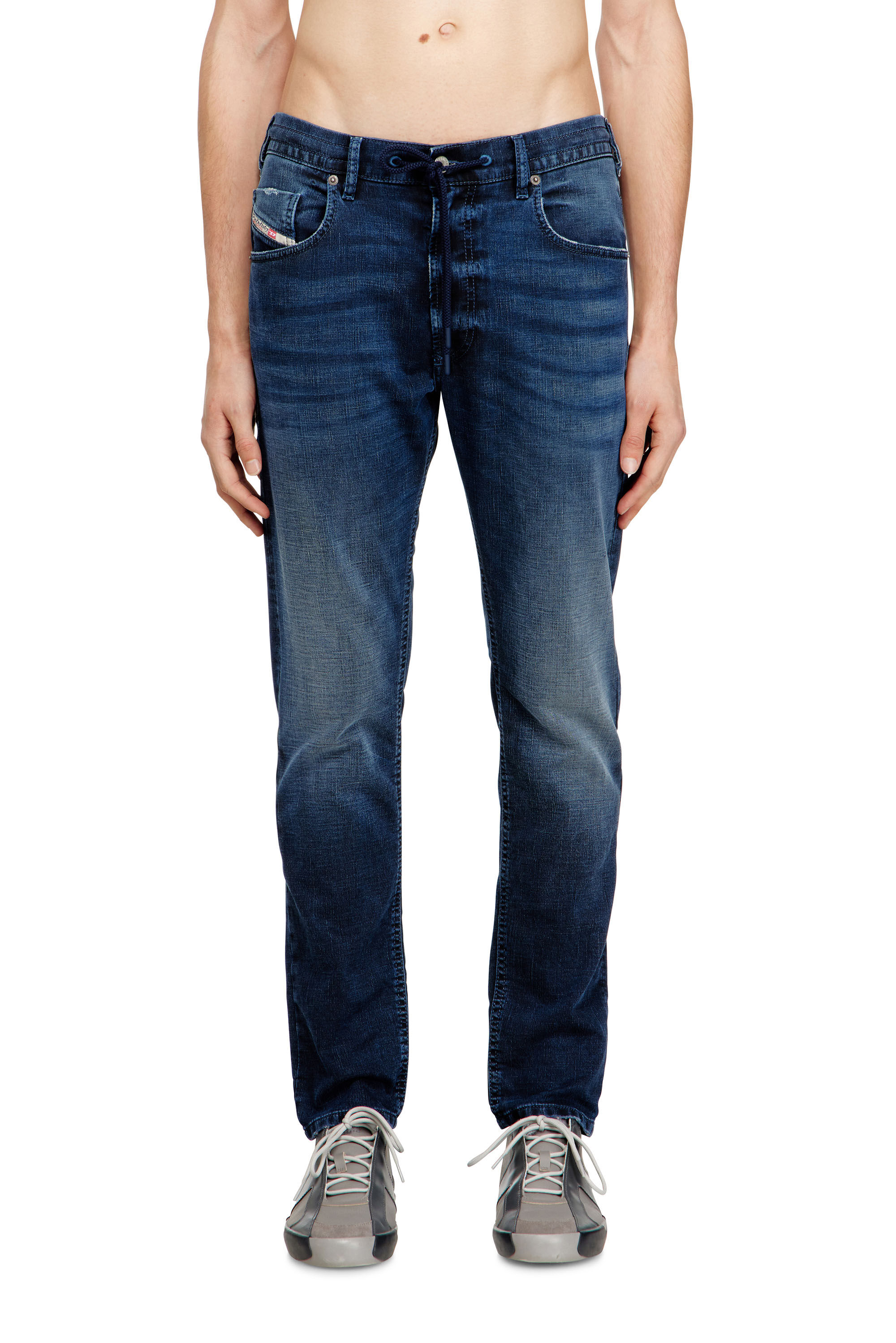 Men's Regular Jeans | Dark Blue | Diesel 2032 D-Krooley Joggjeans®