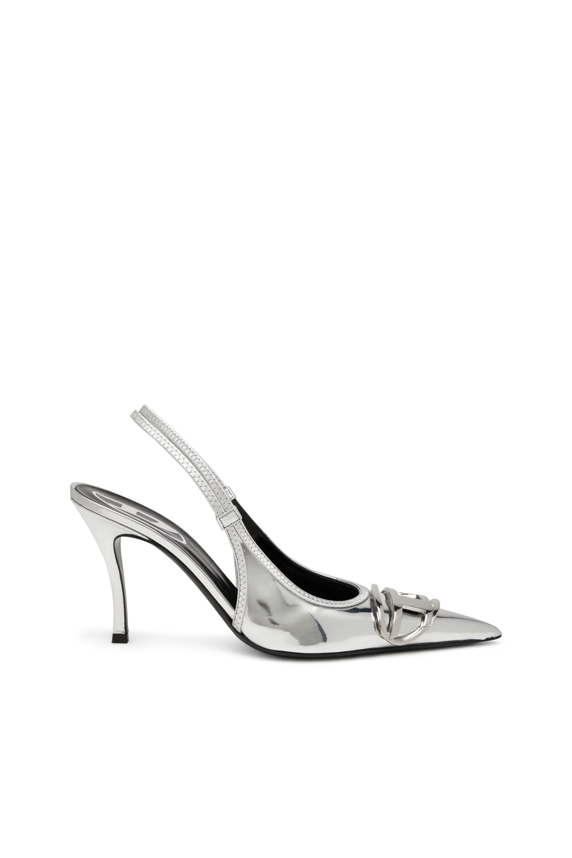 Women's D-Venus-Slingback pumps with mirror finish | Silver Women's D-Venus-Slingback pumps with mirror finish | Silver