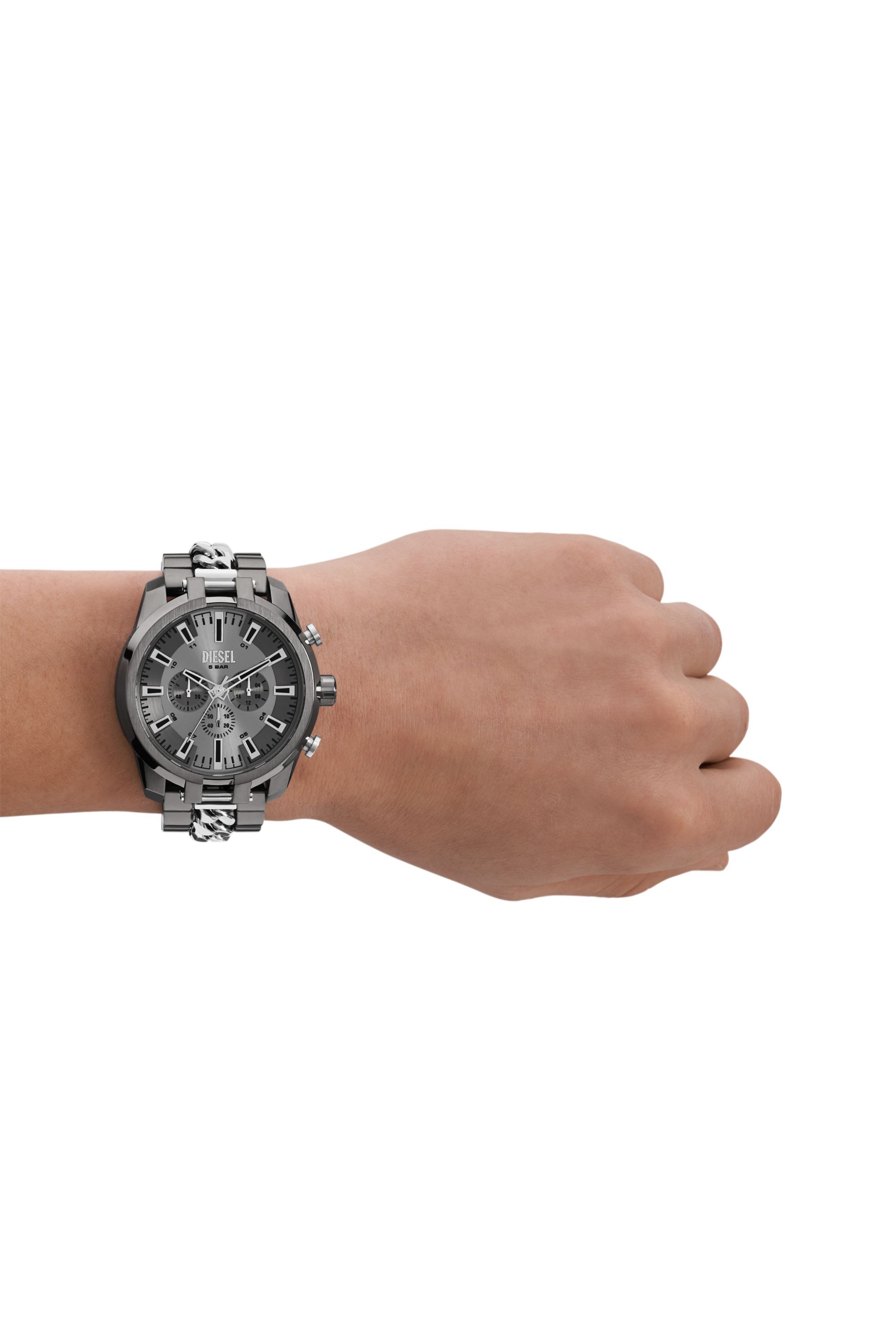 Diesel - DZ4630, Male's Split Stainless Steel Watch in Dark Grey - 4