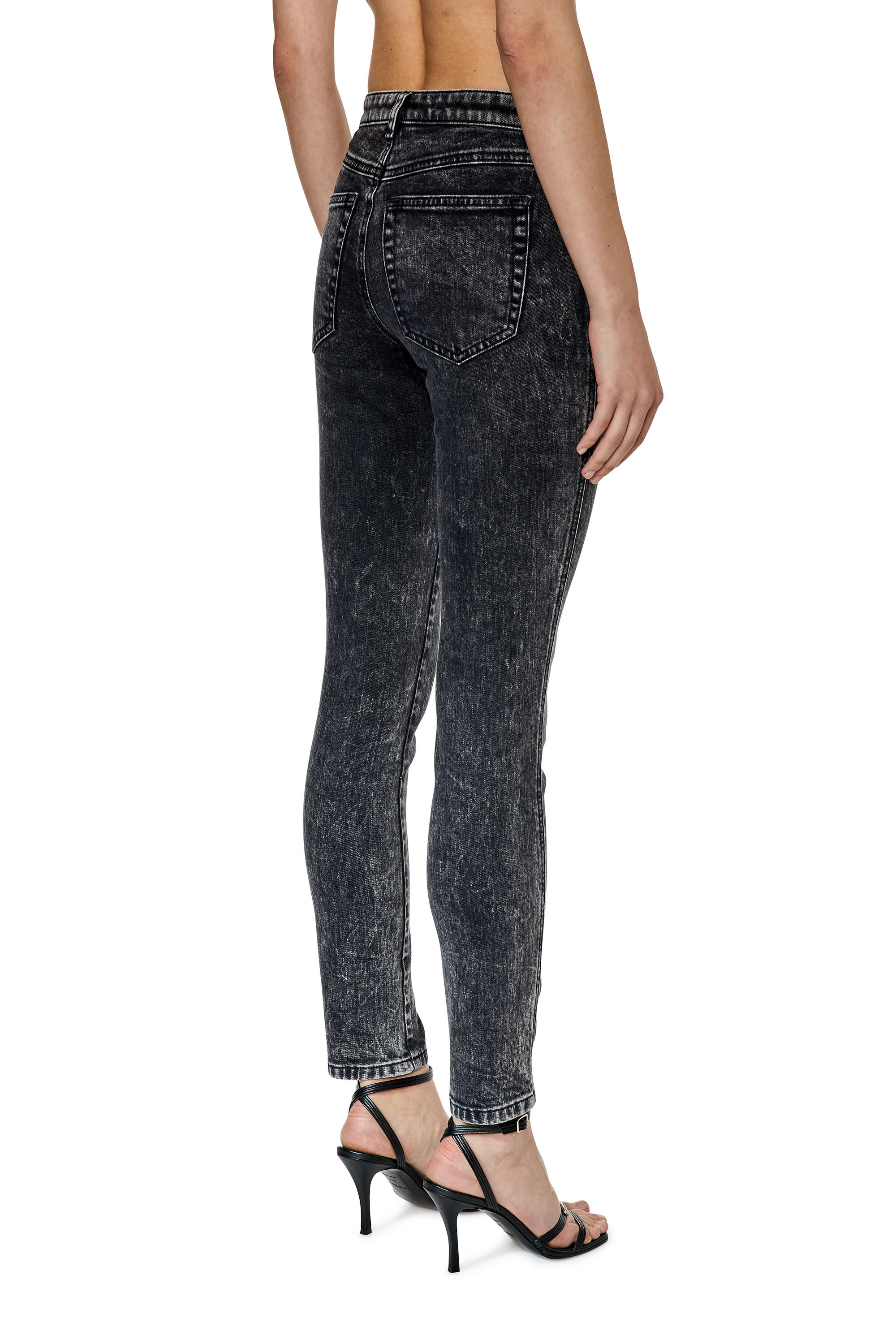 Diesel - Female's Skinny Jeans 2015 Babhila 0ENAN, Black/Dark Grey - 5