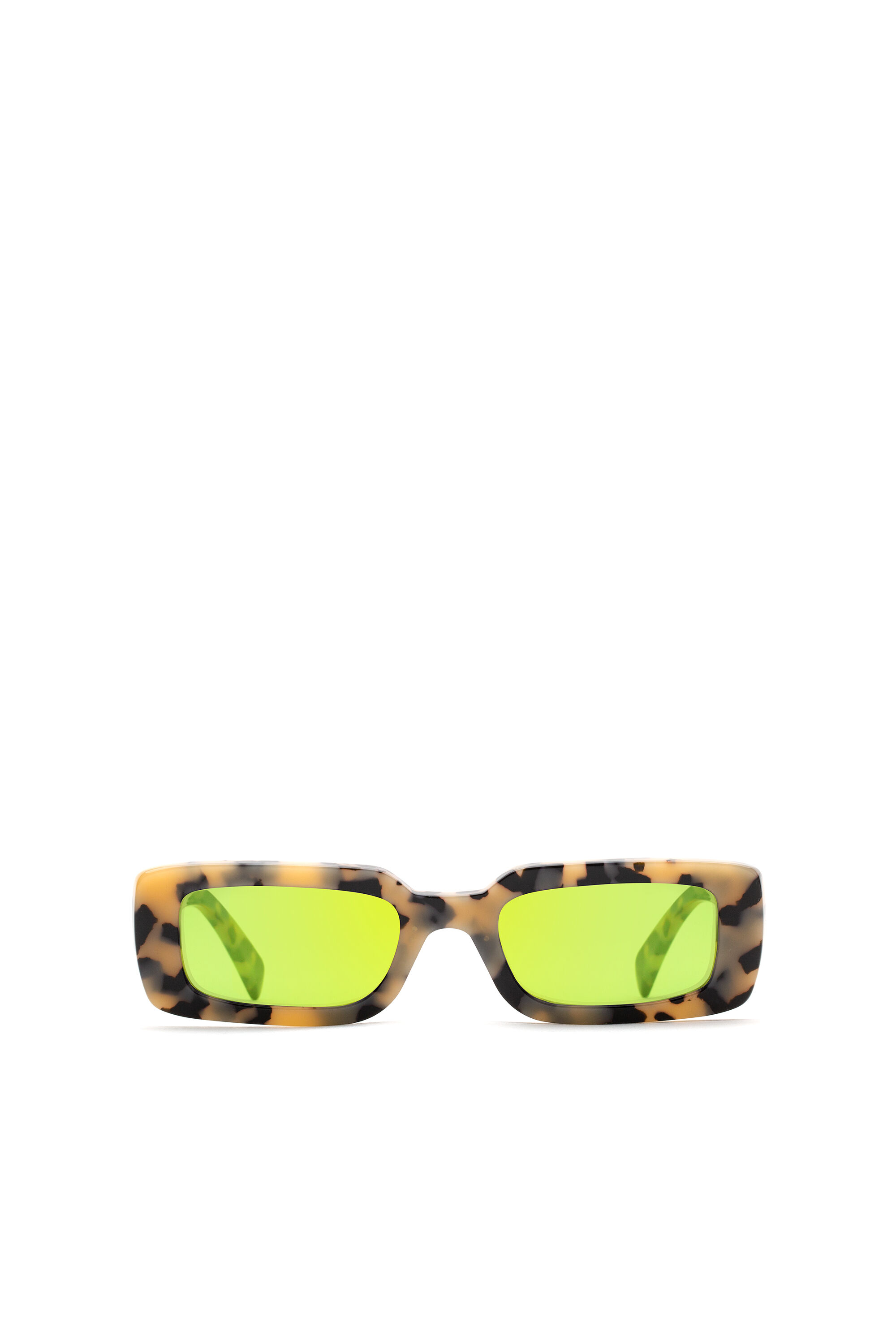 Diesel - DM0362, Rectangular modern design sunglasses Mixte in Marron - 1