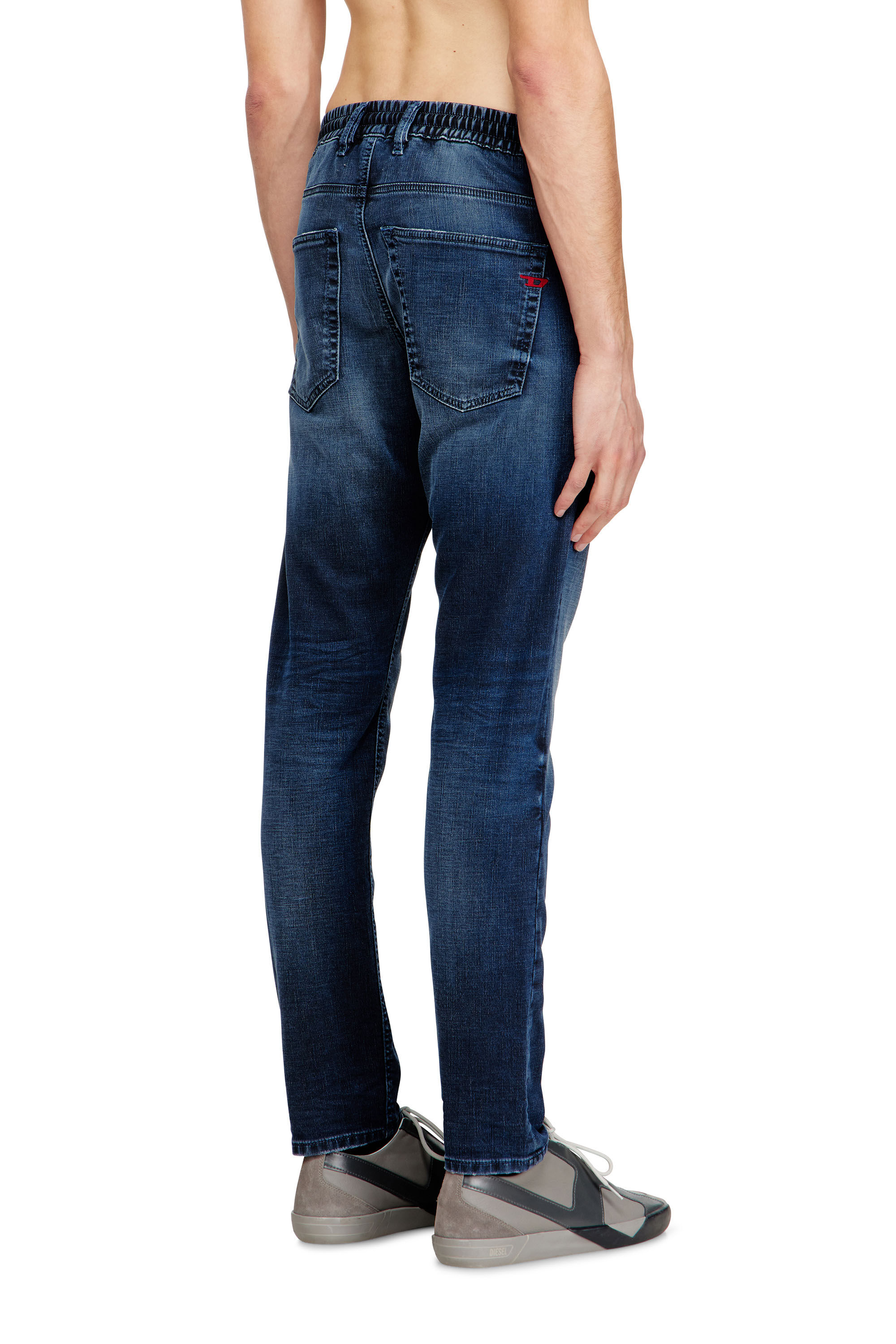 Men's Regular Jeans | Dark Blue | Diesel 2032 D-Krooley Joggjeans®