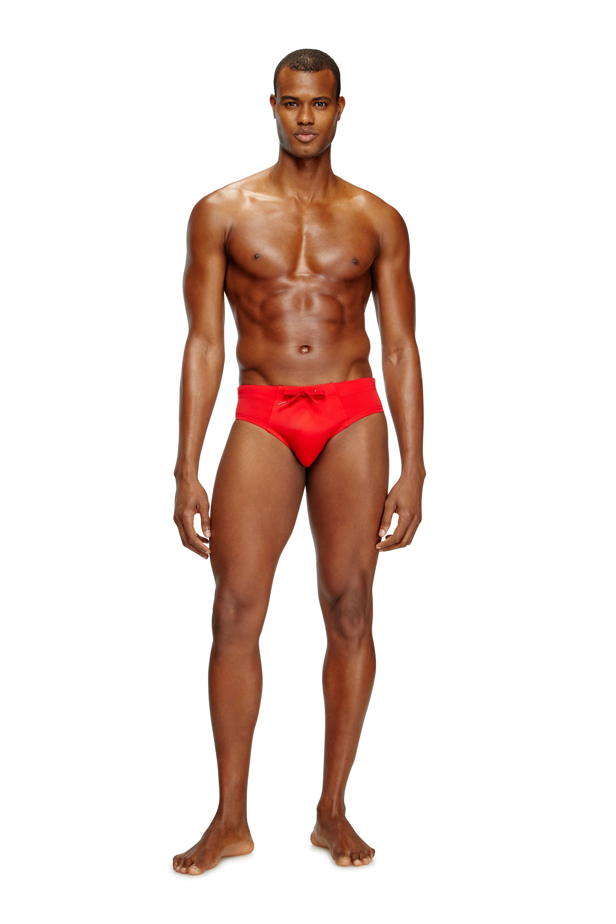 Men's Swim briefs with logo back | Red | Diesel US
