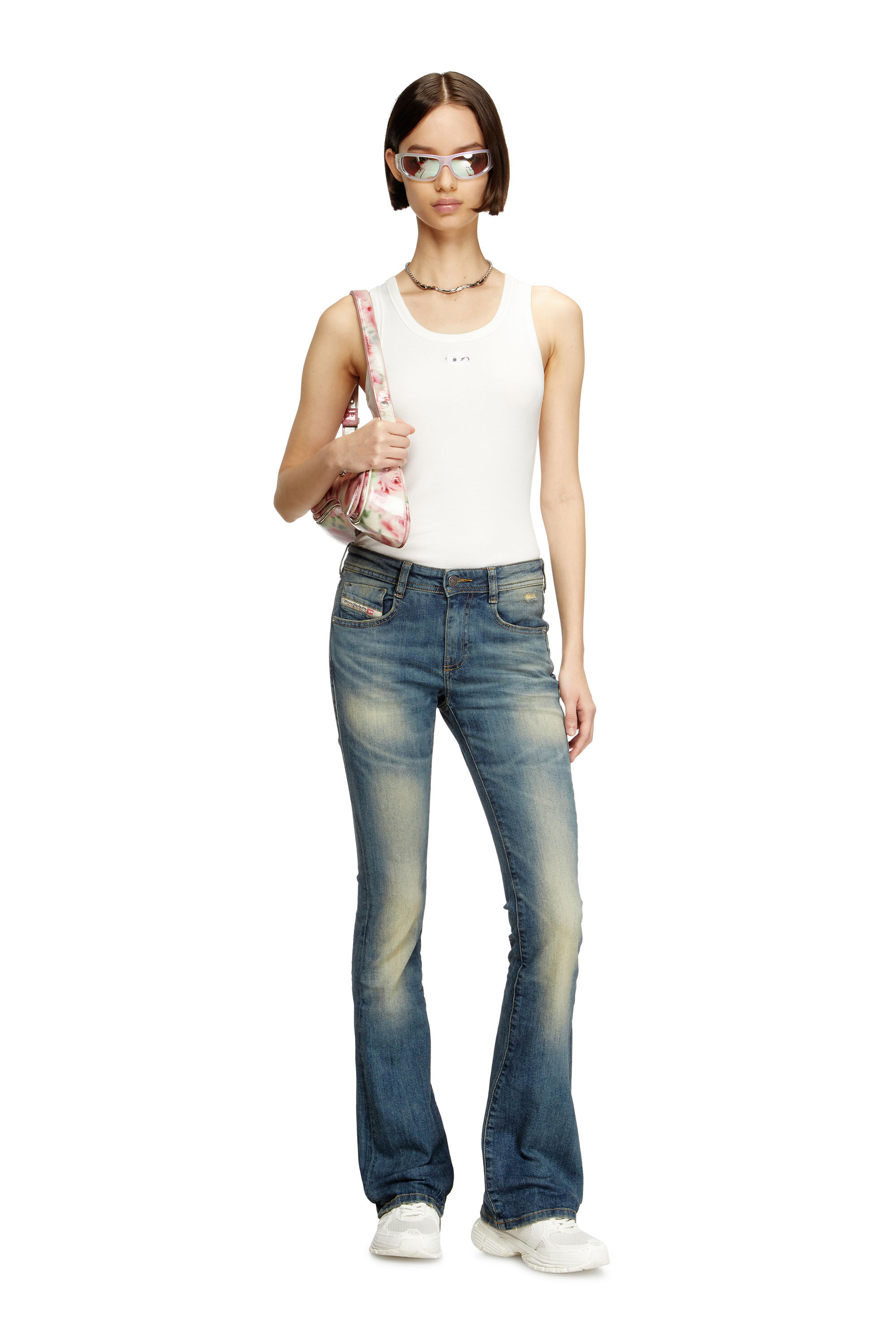 Women's Bootcut Jeans | Low Waist 1969 D-Ebbey | Medium blue