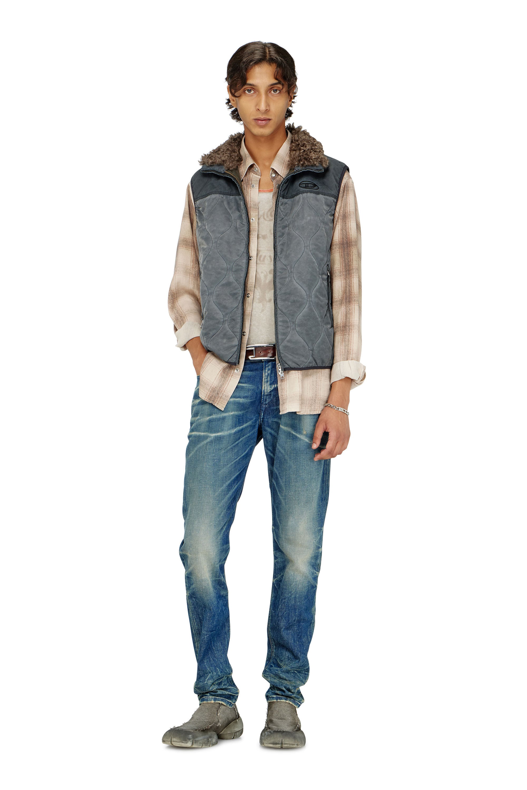 Diesel - Male's Skinny Jeans 1979 Sleenker 09P59, Medium Blue - 1