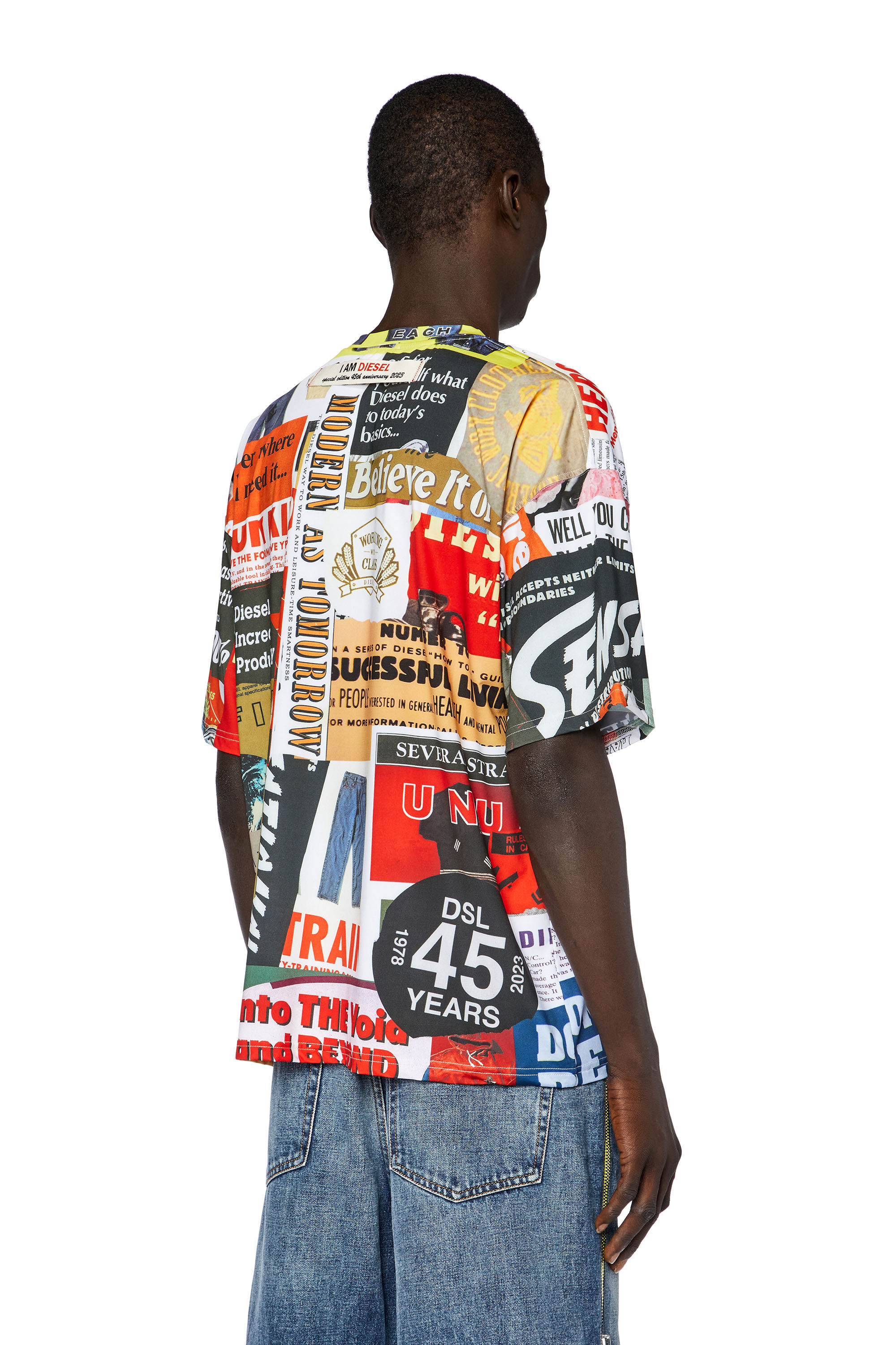 コレクション 23kt Women's 45th Anniversary graphic T-shirt | Diesel