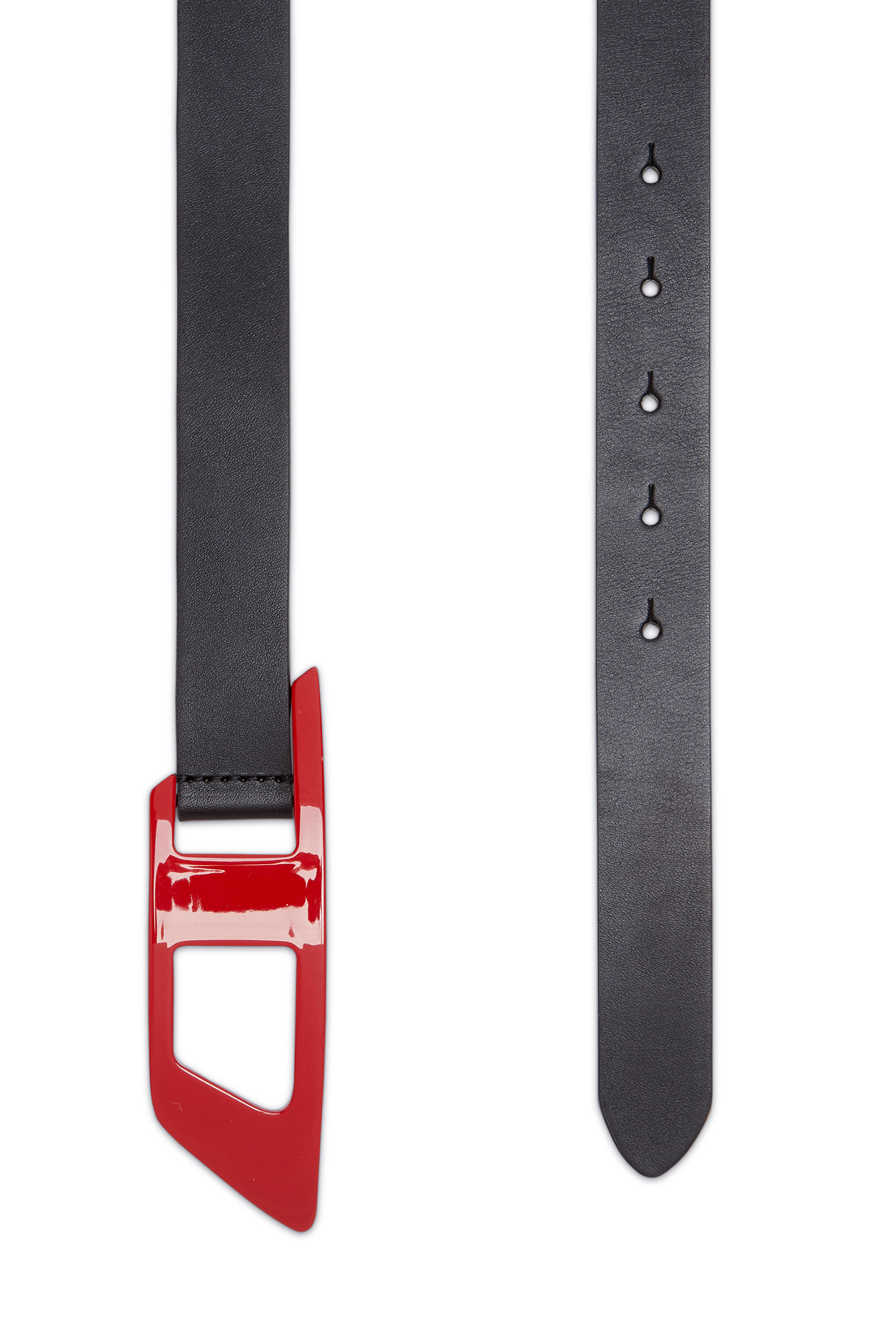 Diesel - B-DLOGO II, Ceinture 2.5 cm slim en cuir avec boucle D Homme in Polychrome - 2