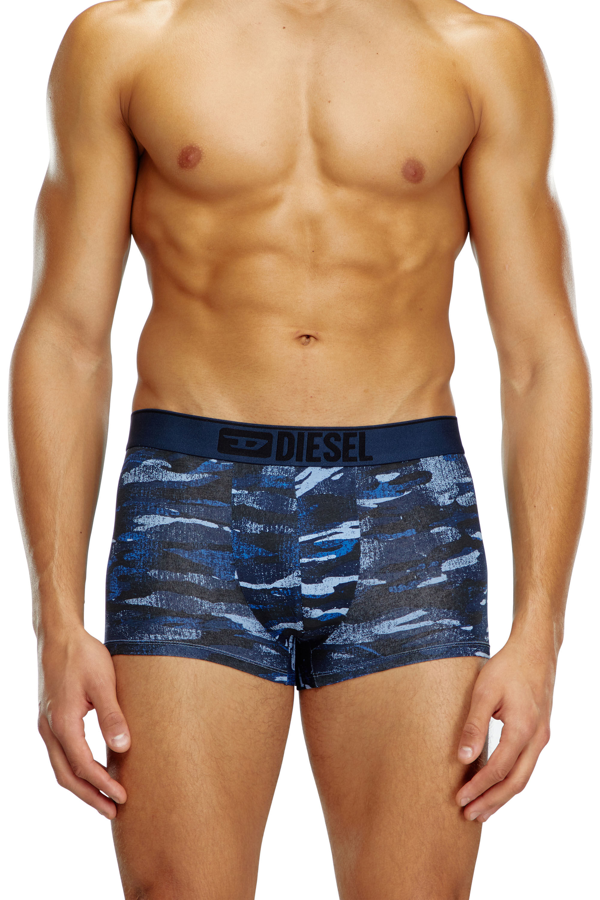 Diesel UMBX-Damien Boxer Uomo - Mutande Elastiche E Resistenti, Design Moderno, Taglia Unica - 2
