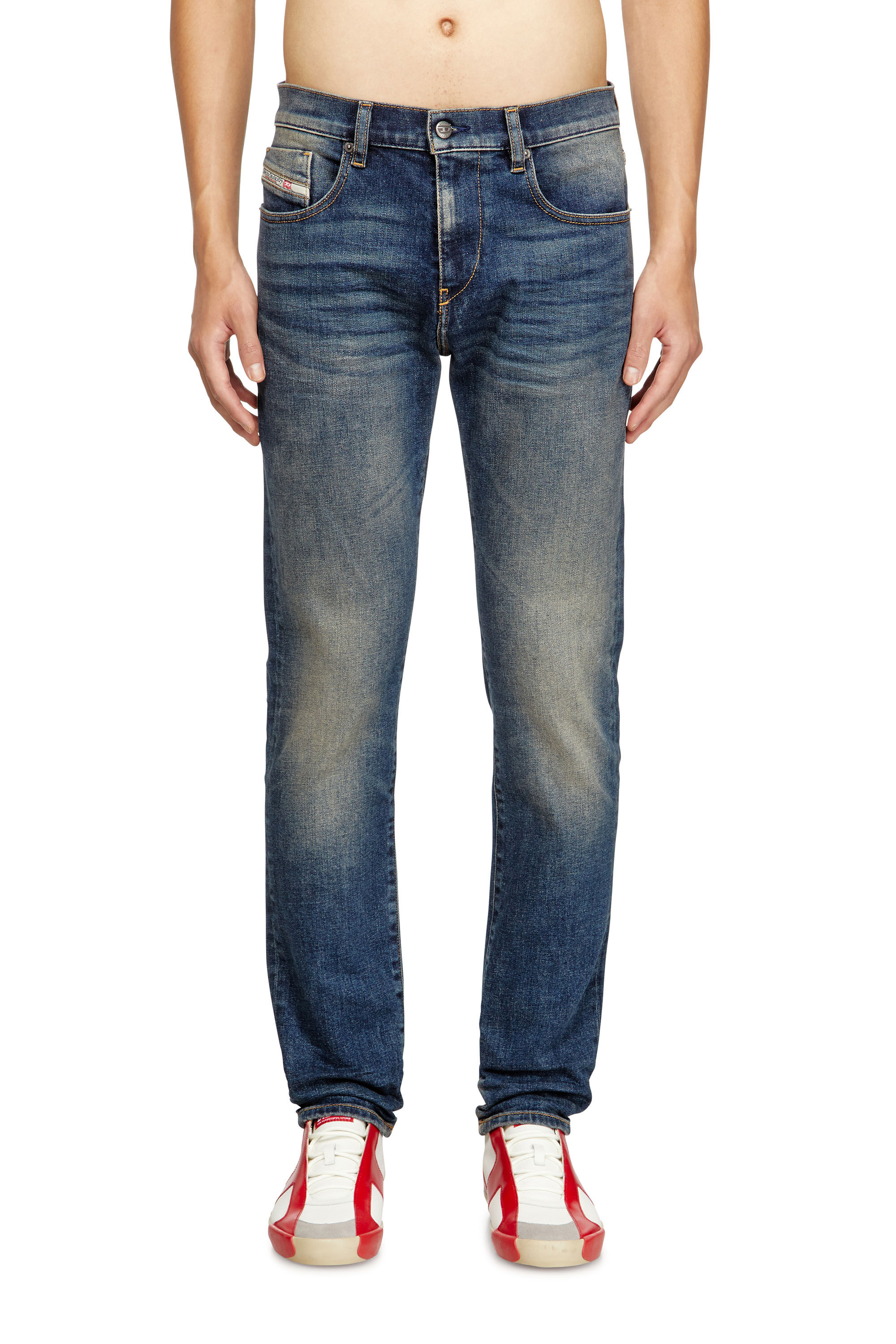 Men's Slim Jeans | Regular Waist 2019 D-StruktDark Blue | Diesel US