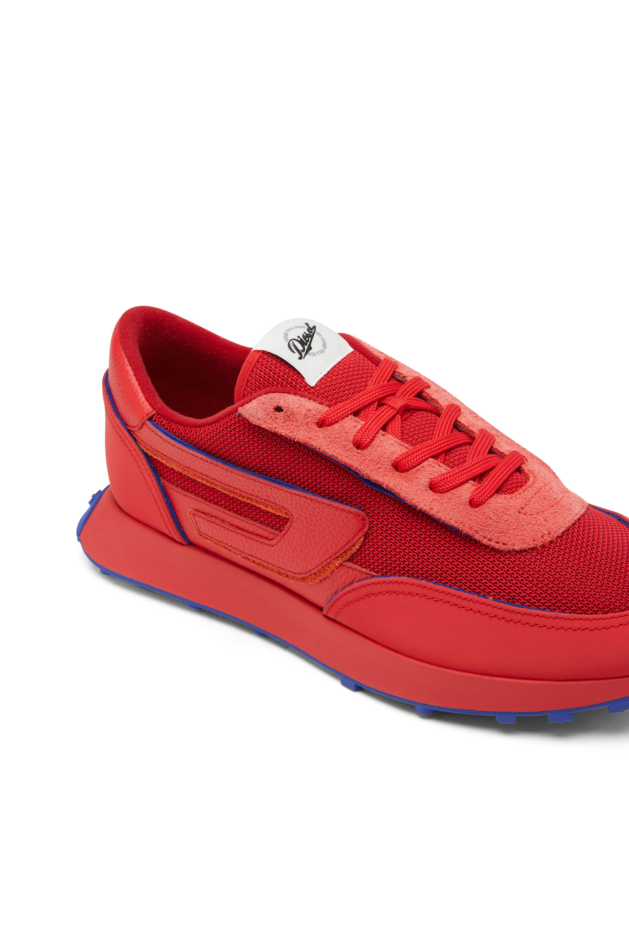 Diesel - S-RACER LC, Male's S-Racer Lc - Sneakers in mesh, suede and leather in Red - 6