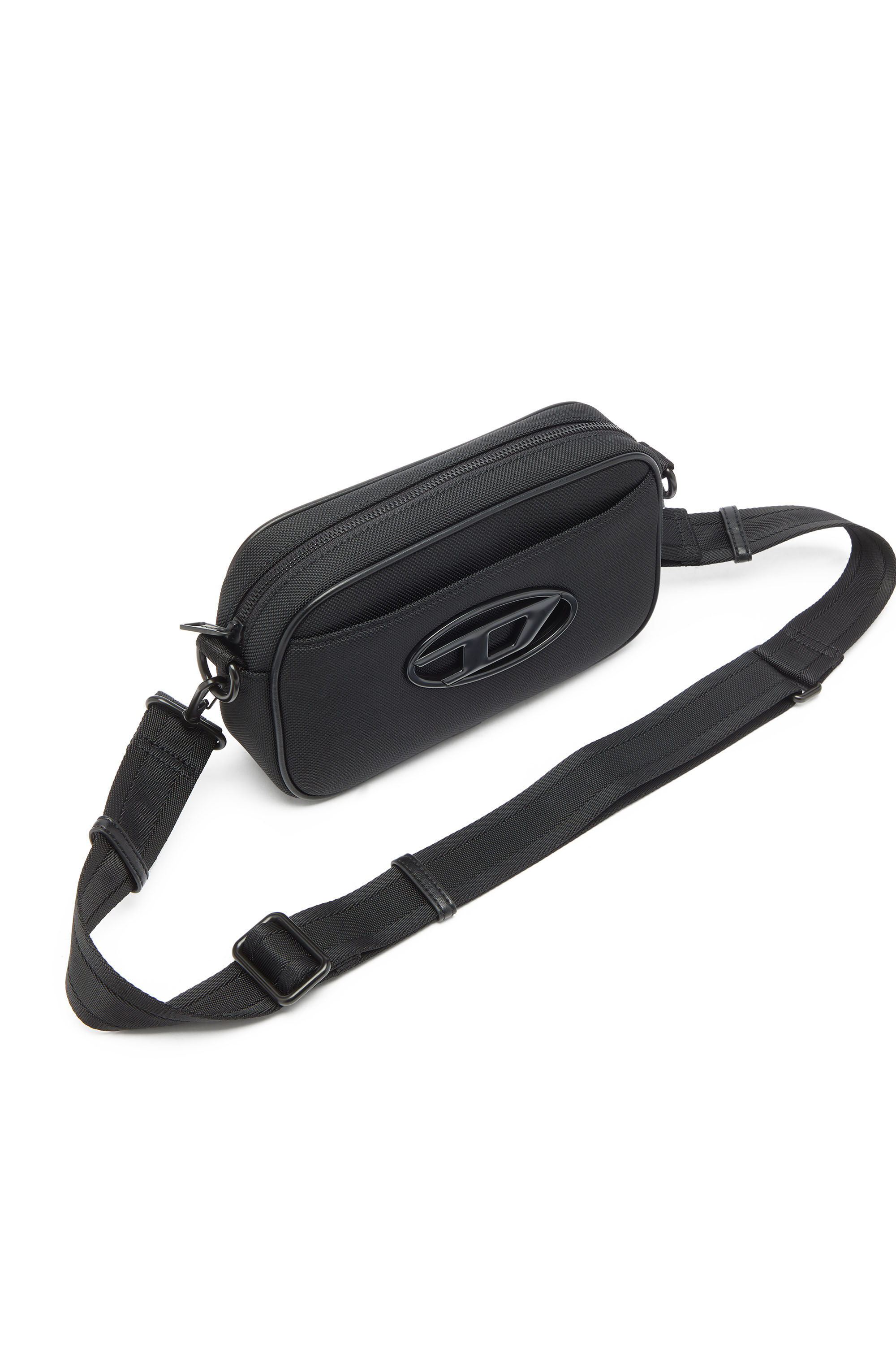 Diesel - HOLI-D CAMERA BAG, Holi-D - Bolso bandolera de nylon con bolsillo interior Unisex in Negro - 5