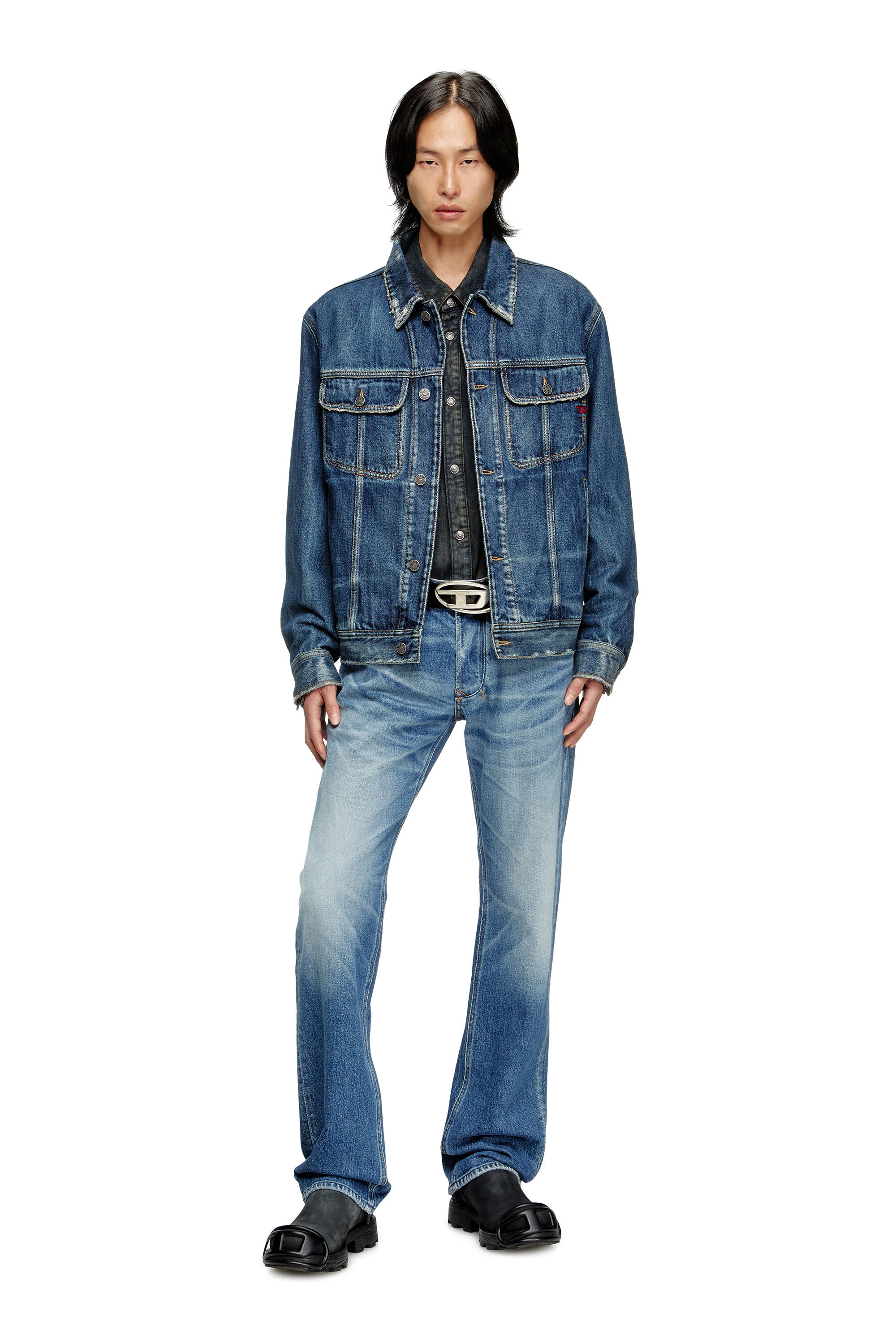 Men's Regular Jeans | Medium blue | Diesel 1985 Larkee