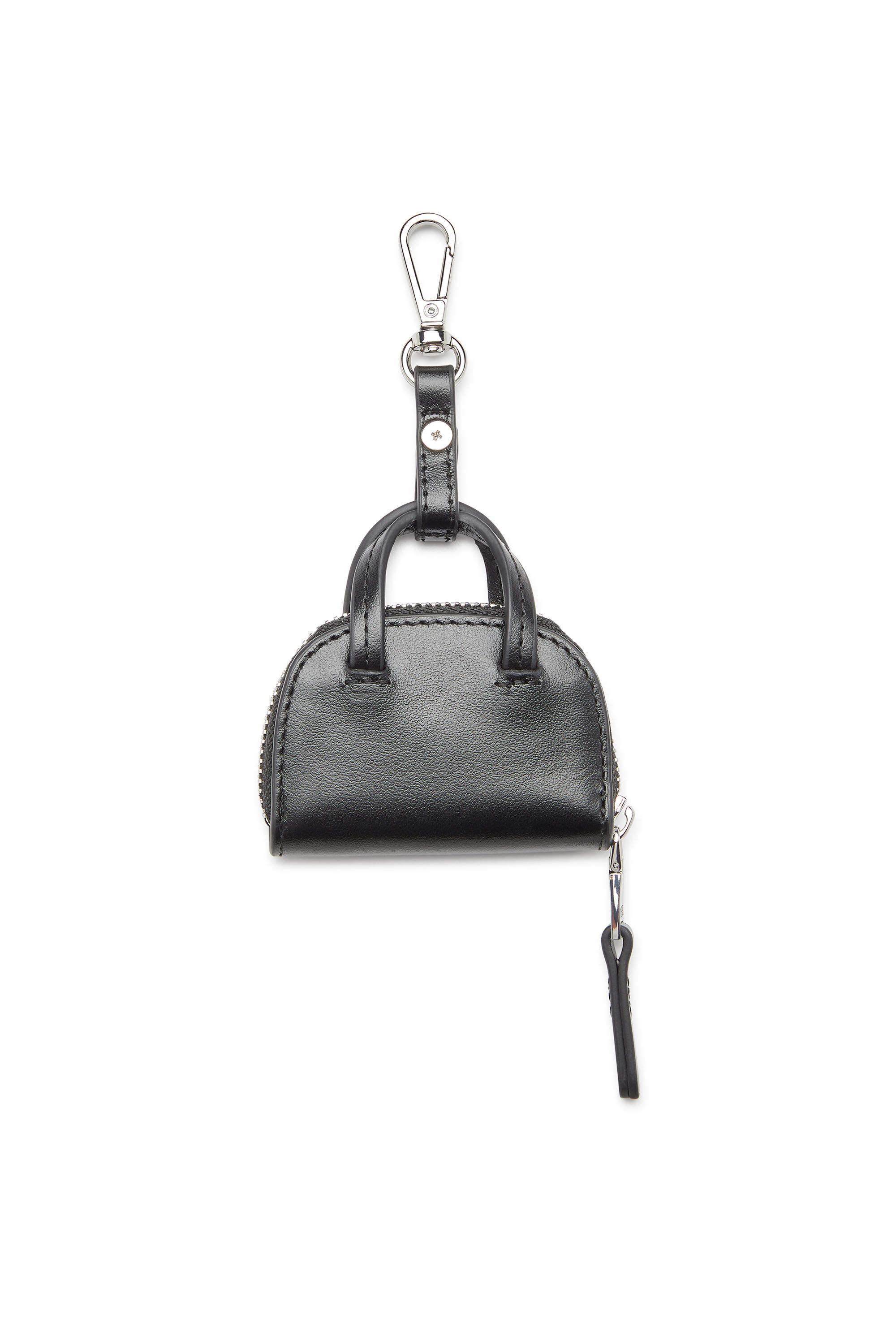 Diesel - 1DR DOME CHARMS, Leather bag charm Mujer in Negro - 2