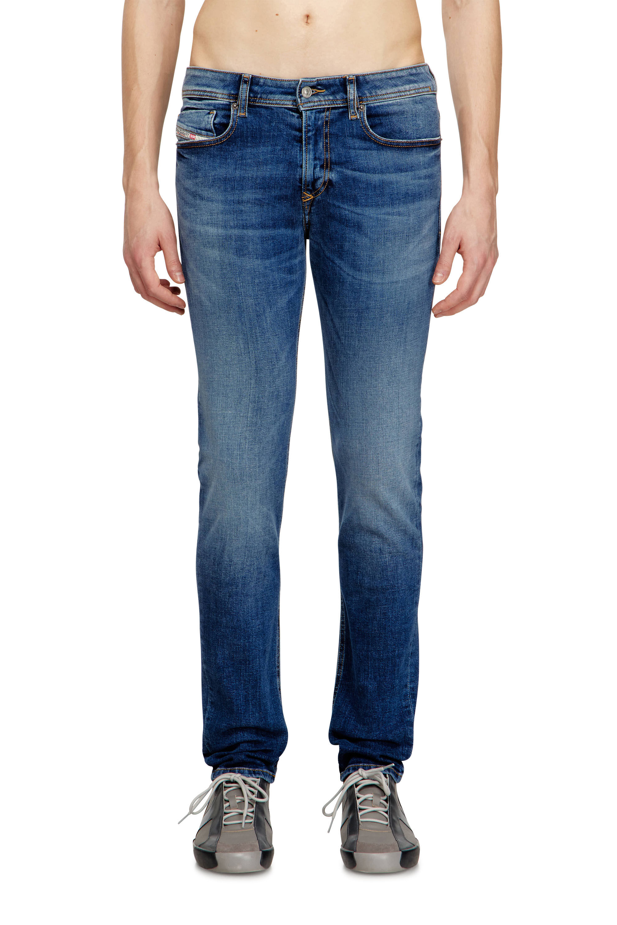 Men's Skinny Jeans | Medium blue | Diesel 1979 Sleenker