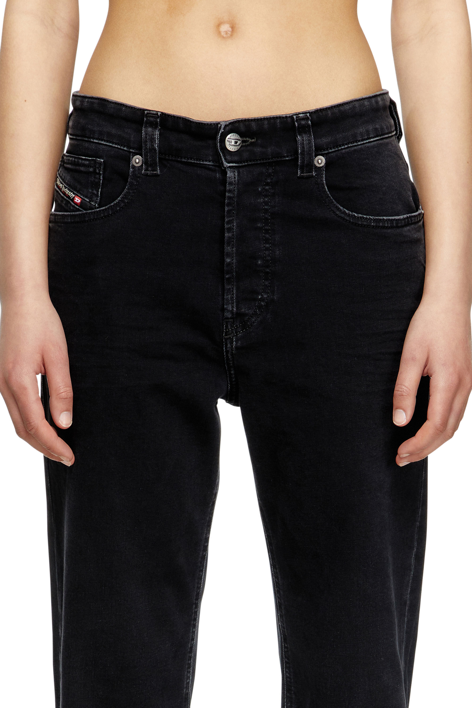 Women's Regular Jeans | Black/Dark grey | Diesel 1988 D-Ark