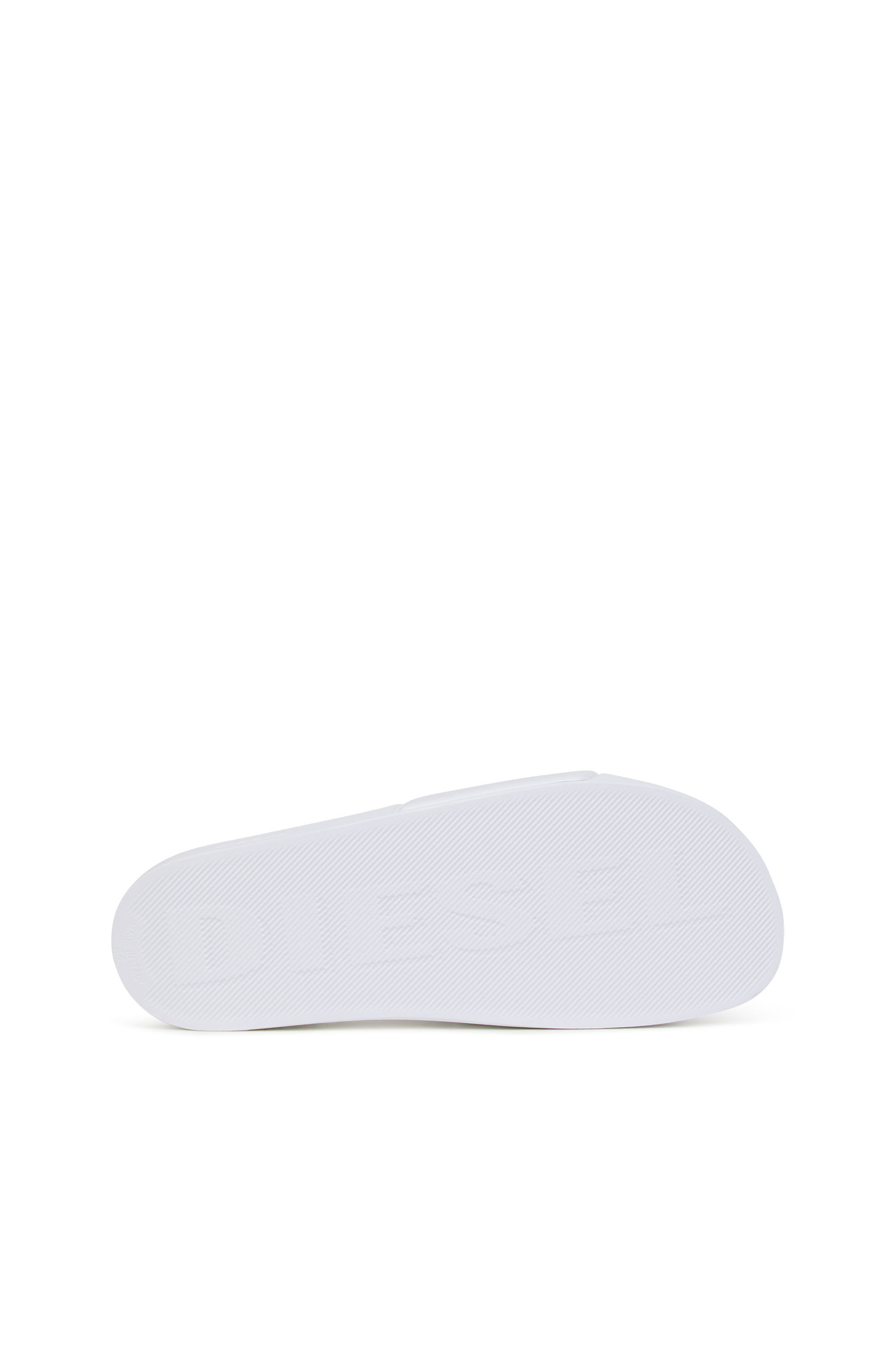 Diesel - SA-MAYEMI D, Sa-Mayemi D - Claquettes de piscine avec logo D intégré Homme in Blanc - 5