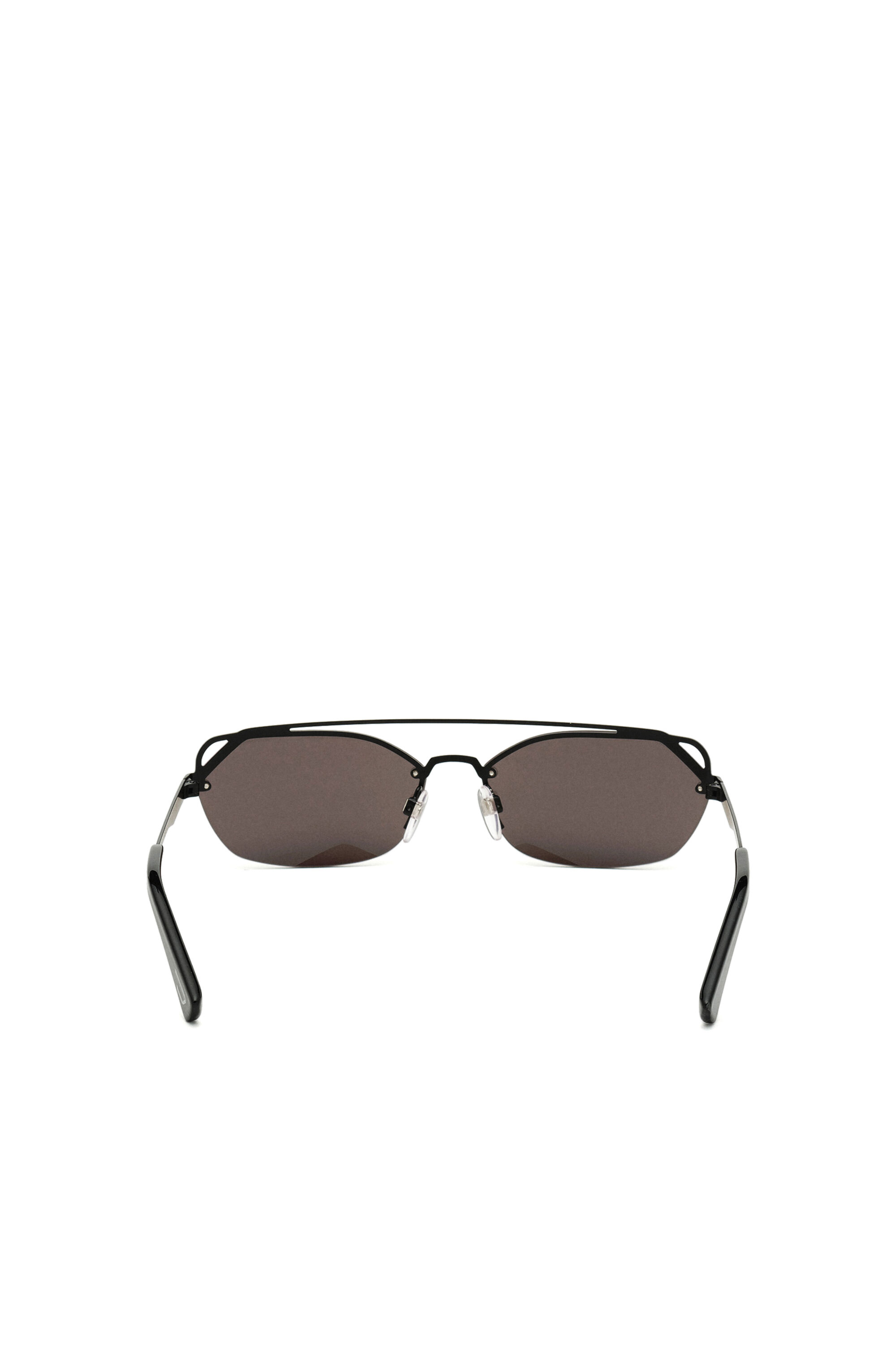 Diesel - DL0313, Gafas de sol con logotipo Mujer in Negro - 3