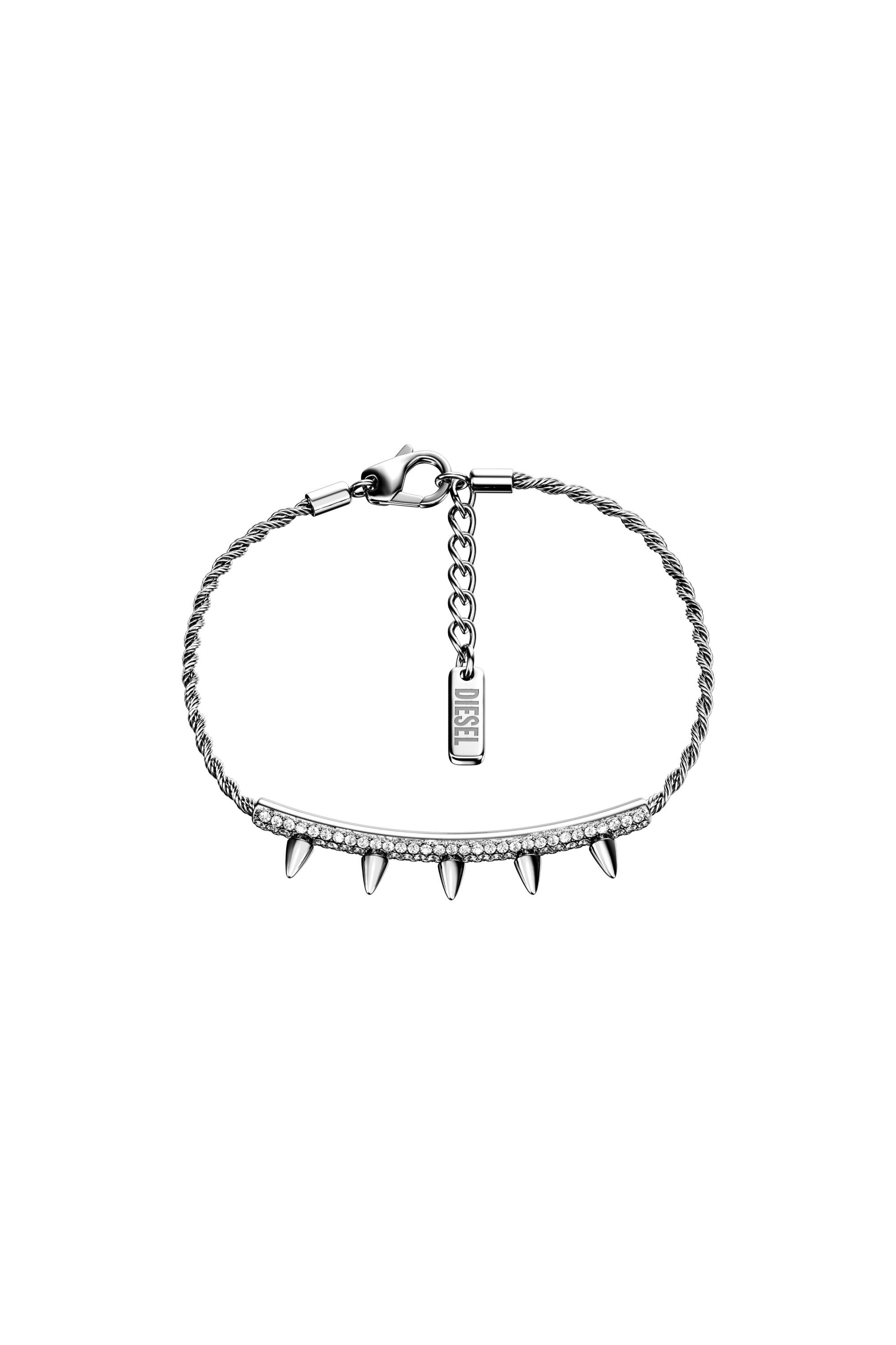 アクセサリー DIESEL DL1363 silver925 bracelet Diesel ID Silver