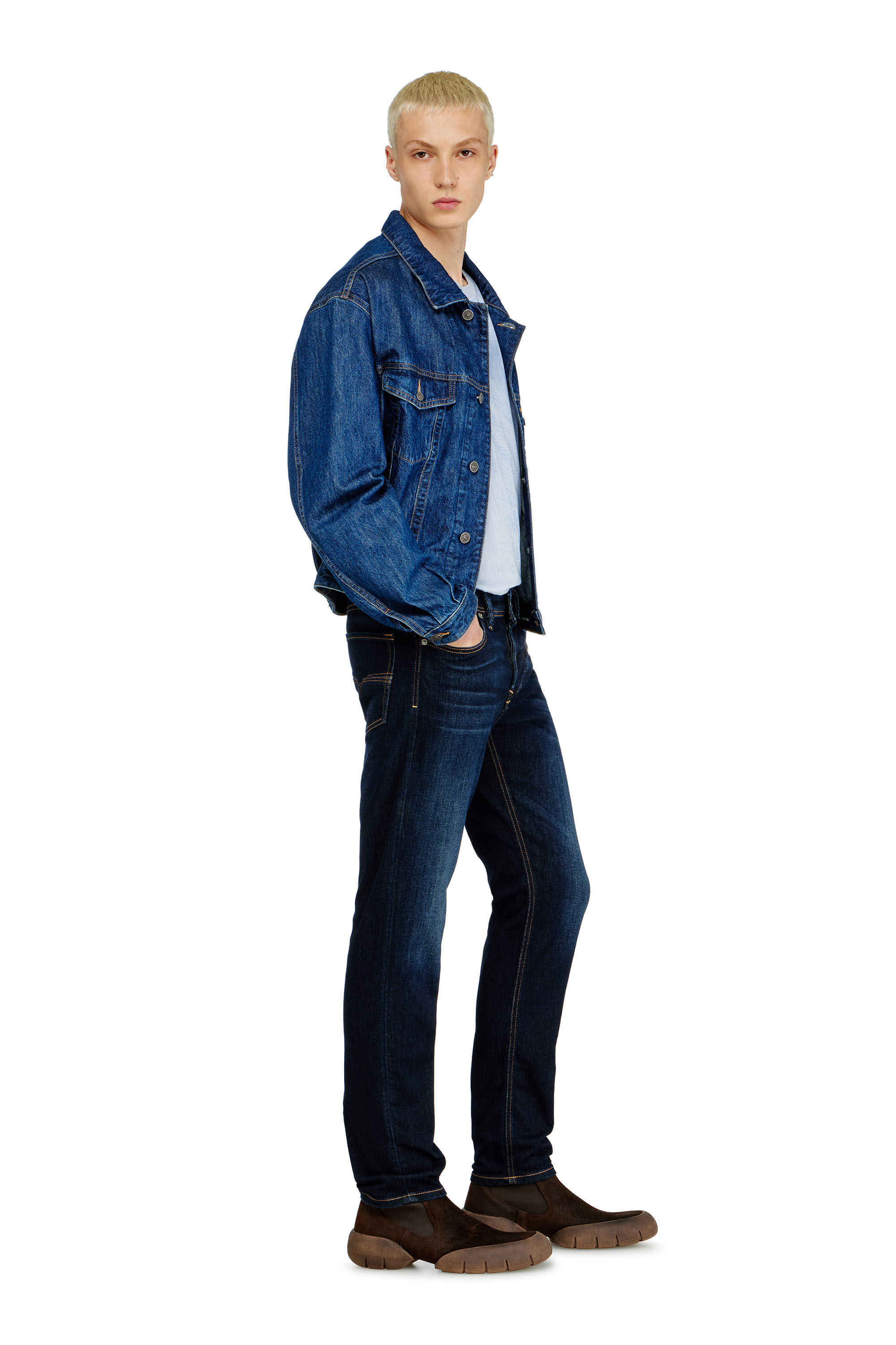 Men's Regular Jeans | Low Waist 1986 Larkee-BeexDark Blue | Diesel US