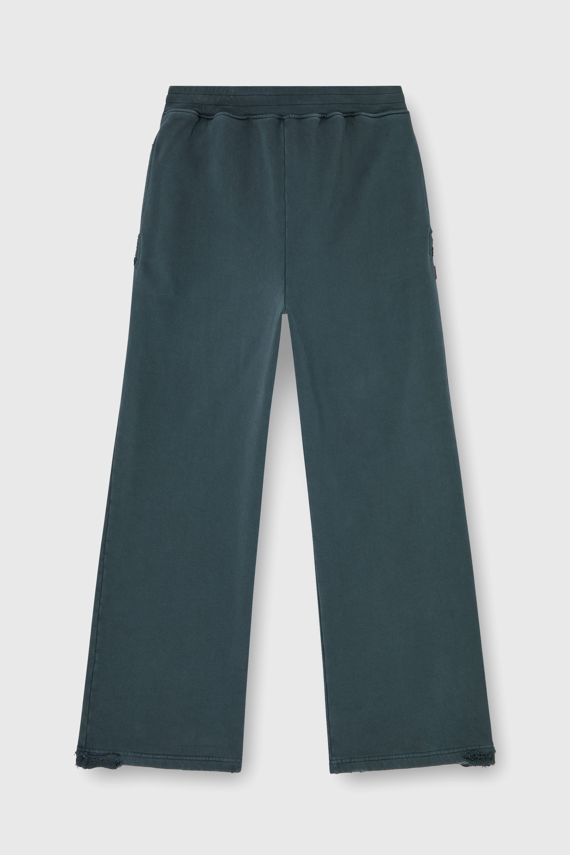 Diesel - P-MARTAINS-CRYSTALS, Pantalon de surv&ecirc;tement effet us&eacute; avec d&eacute;tails en cristal Homme in Vert - 2