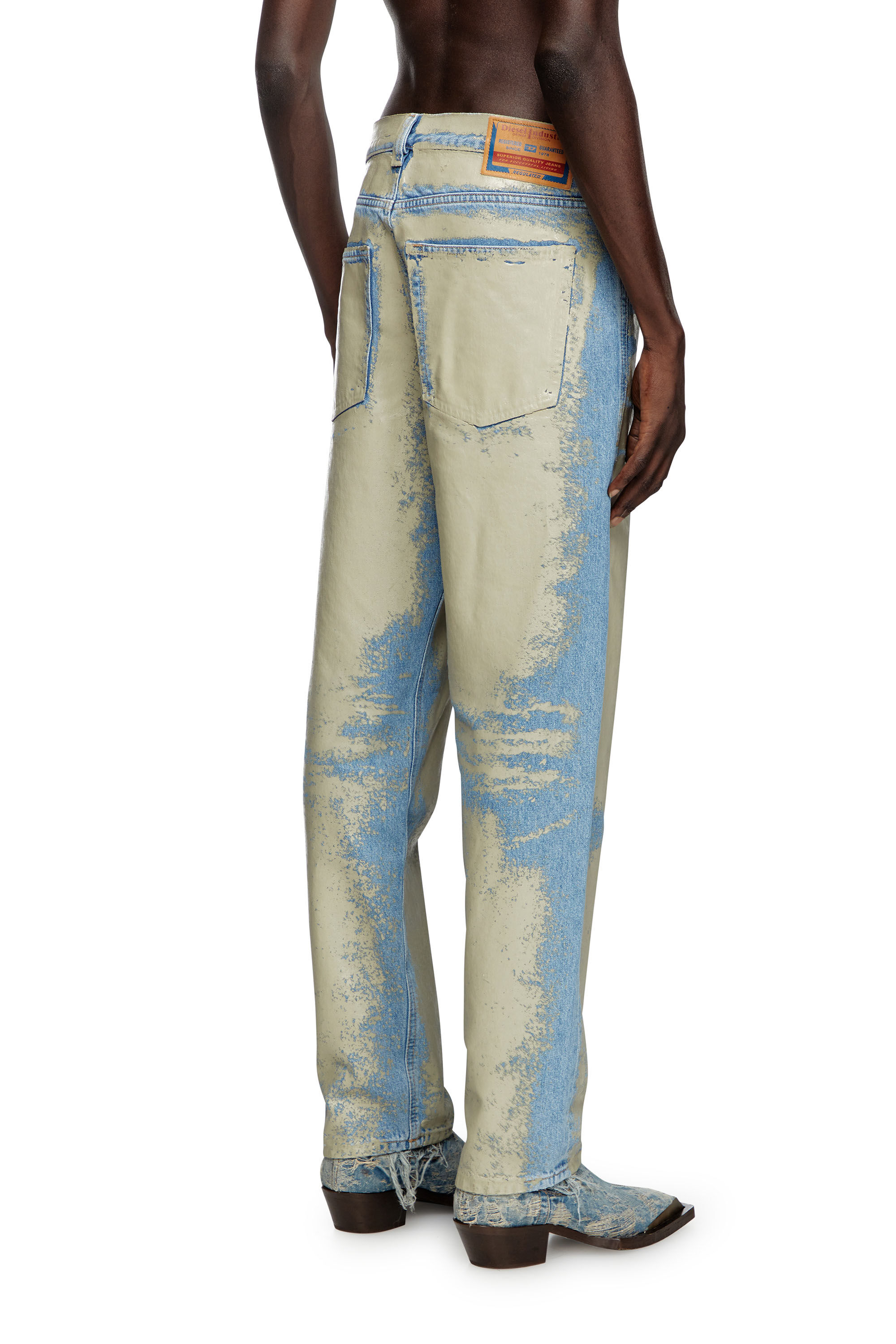 Diesel - Regular Jeans 2024 D-Macs 007AL Homme, Marron Clair - Image 4