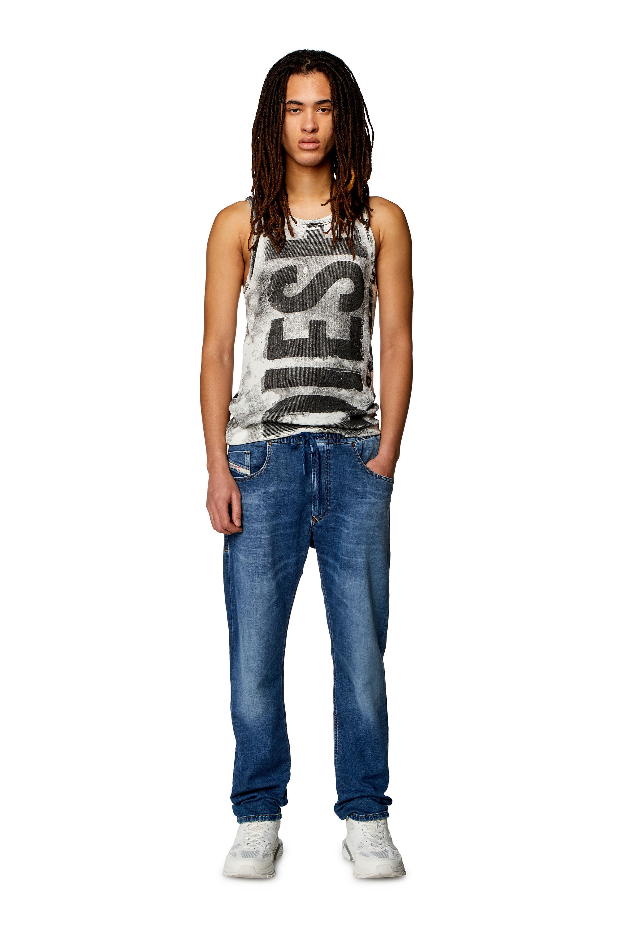 Men's Regular Jeans | Mid 2030 D-Krooley Joggjeans®Medium blue