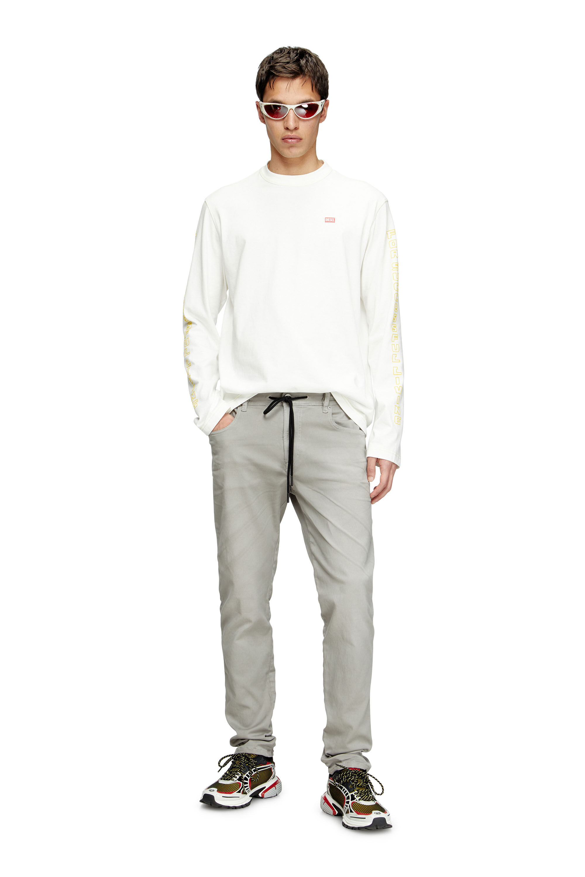 Men's Slim Jeans | Grey | Diesel 2062 D-Strukt Joggjeans®