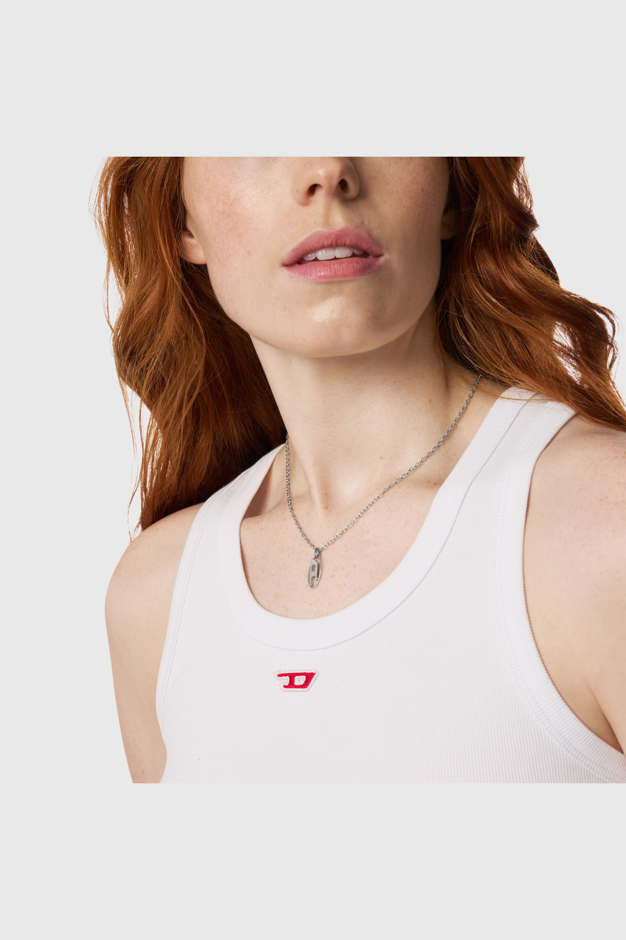 Women's Stainless steel pendant necklace | Silver | Diesel {{Country}}