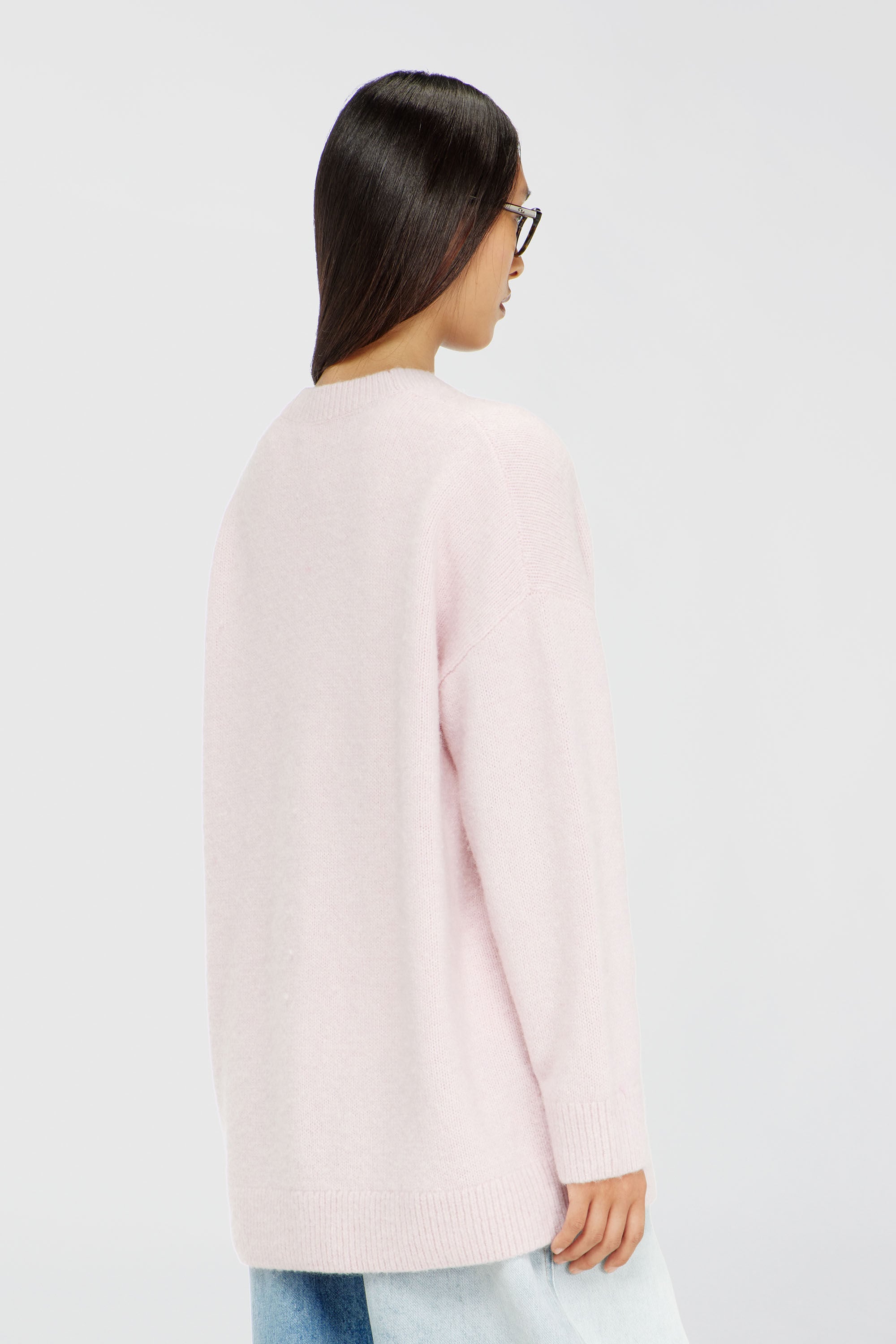 Diesel - M-AREELA, Woman's Cardigan in wool and alpaca blend in Face Powder - 4