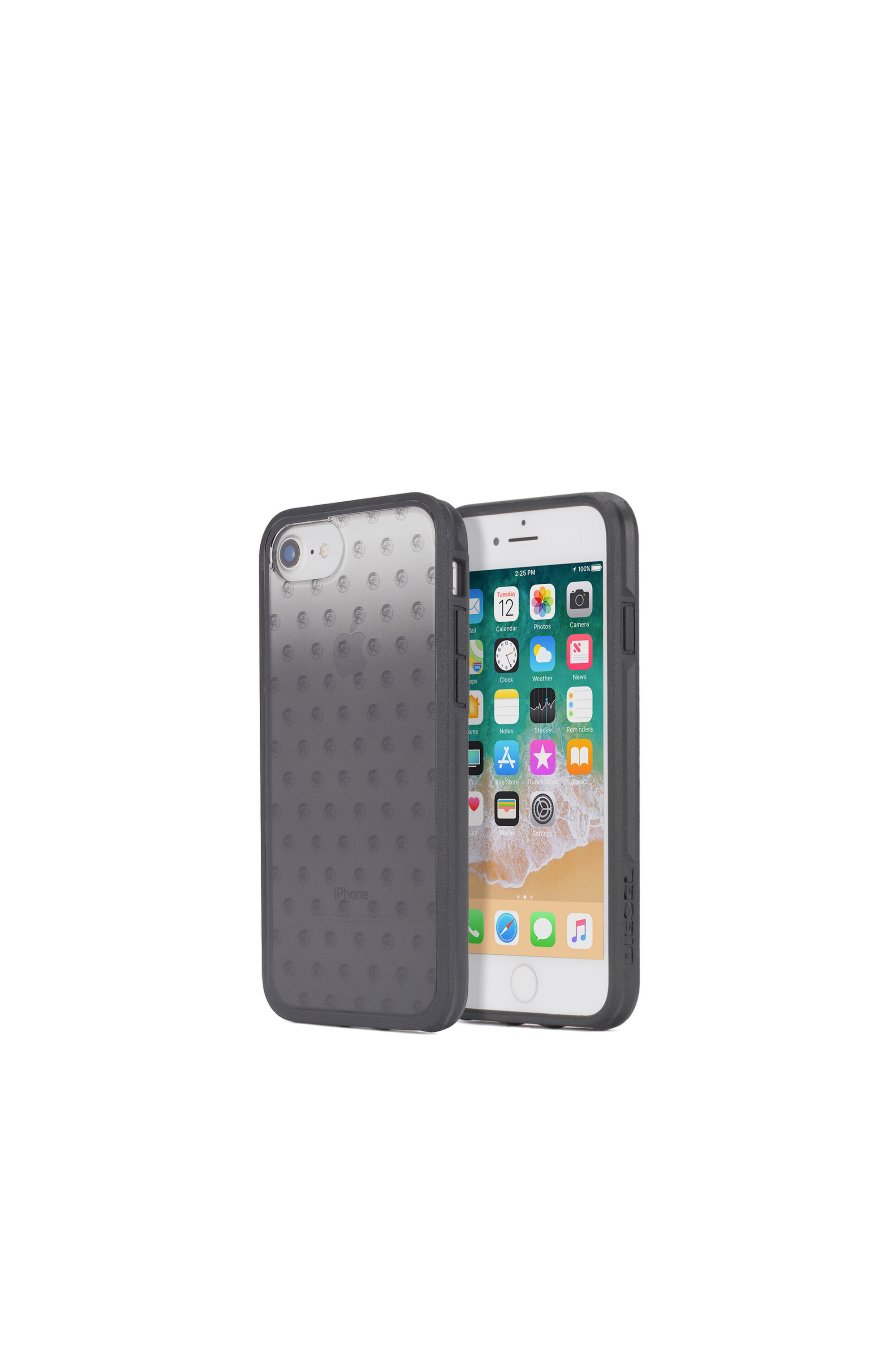MOHICAN HEAD DOTS BLACK IPHONE 8/7/6s/6 CASE, 