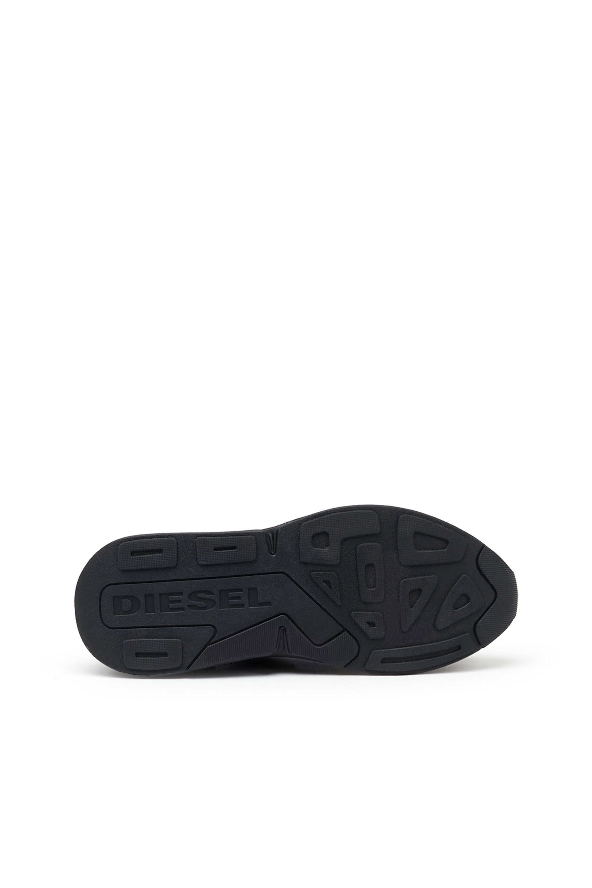 Diesel - S-SERENDIPITY SPORT, Male's S-Serendipity-Sneakers in mesh and suede in Black - 4